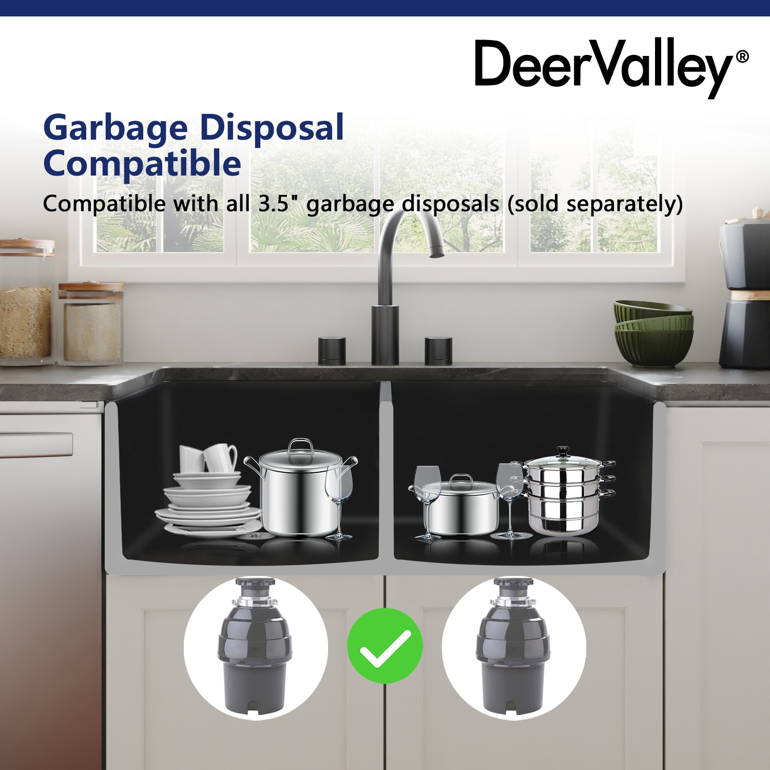 DeerValley DV-1K0013 Kitchen-Sinks - View #3