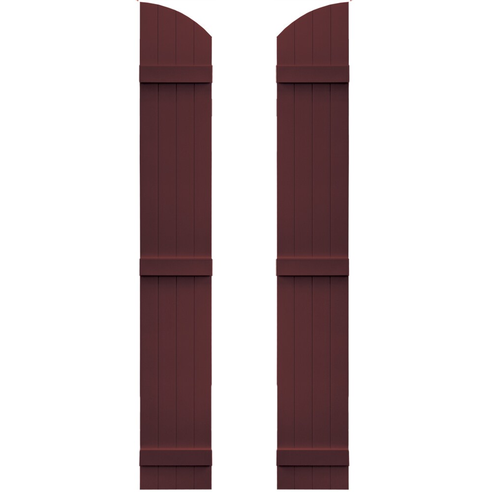 Vantage V5931494167 13.875-in W x 94-in H Cranberry Exterior Shutters