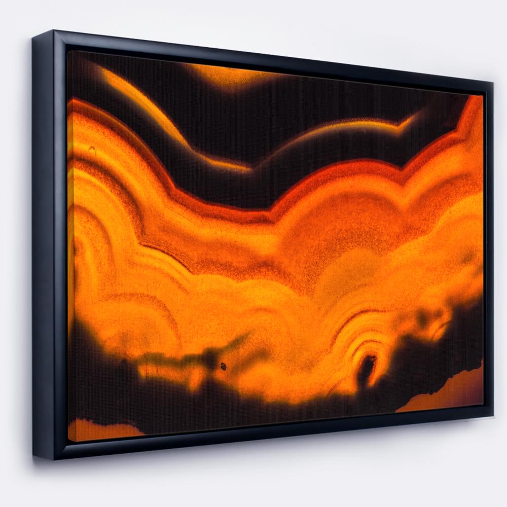 Designart FL14379-22-14-FLB Wood Floater frame 14-Inches H x 22-Inches W Modern Canvas Print