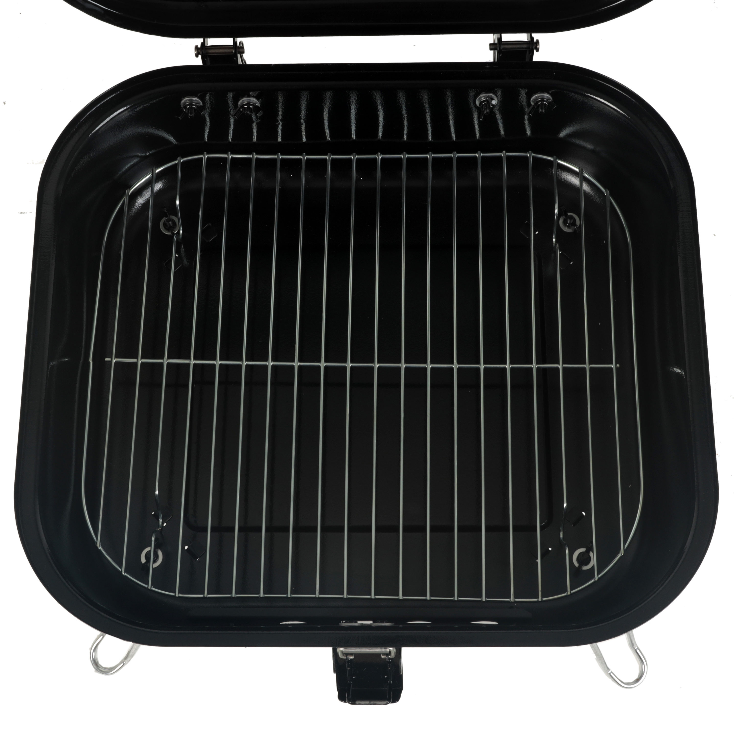 MF Studio 34'' Charcoal Grill Extra Large Portable BBQ Grill, Black