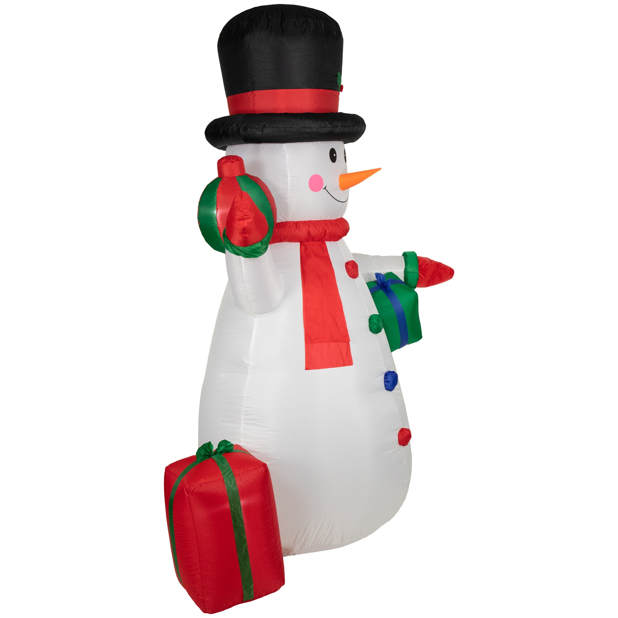 Northlight 8 Ft Lighted Snowman Christmas Inflatable 34851757 At