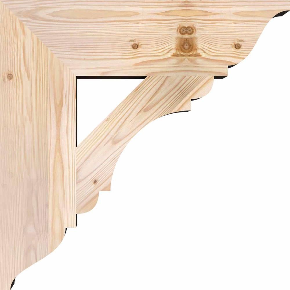 Ekena Millwork BKT06X22X22OLY01SDF Exterior-Brackets-Braces - View #3
