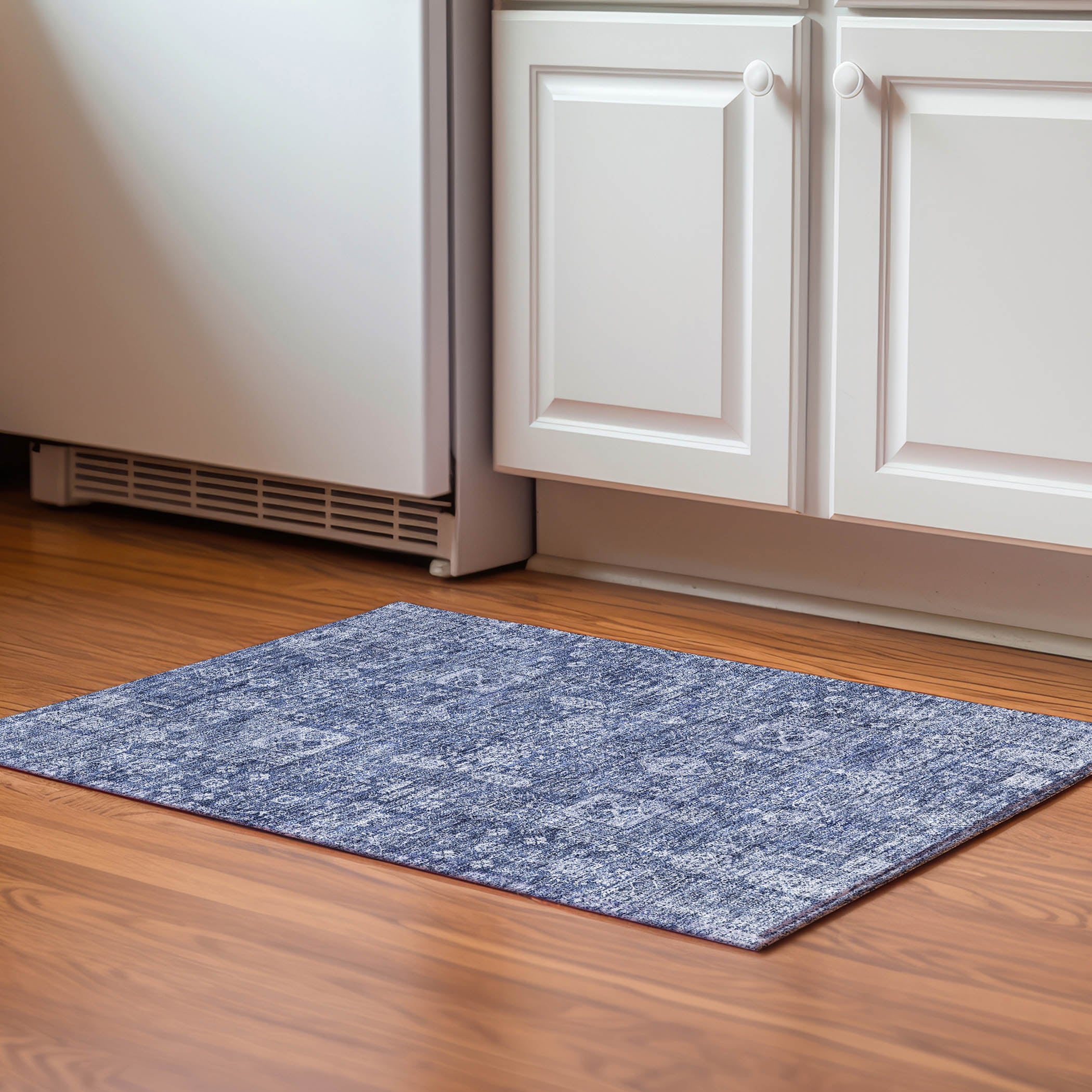 Addison Rugs AMF637NA20X30 Mayfield AMF637NA 2 x 3 (ft) Loomed Navy Rectangular Indoor Geometric Machine washable Pet Friendly Area rug