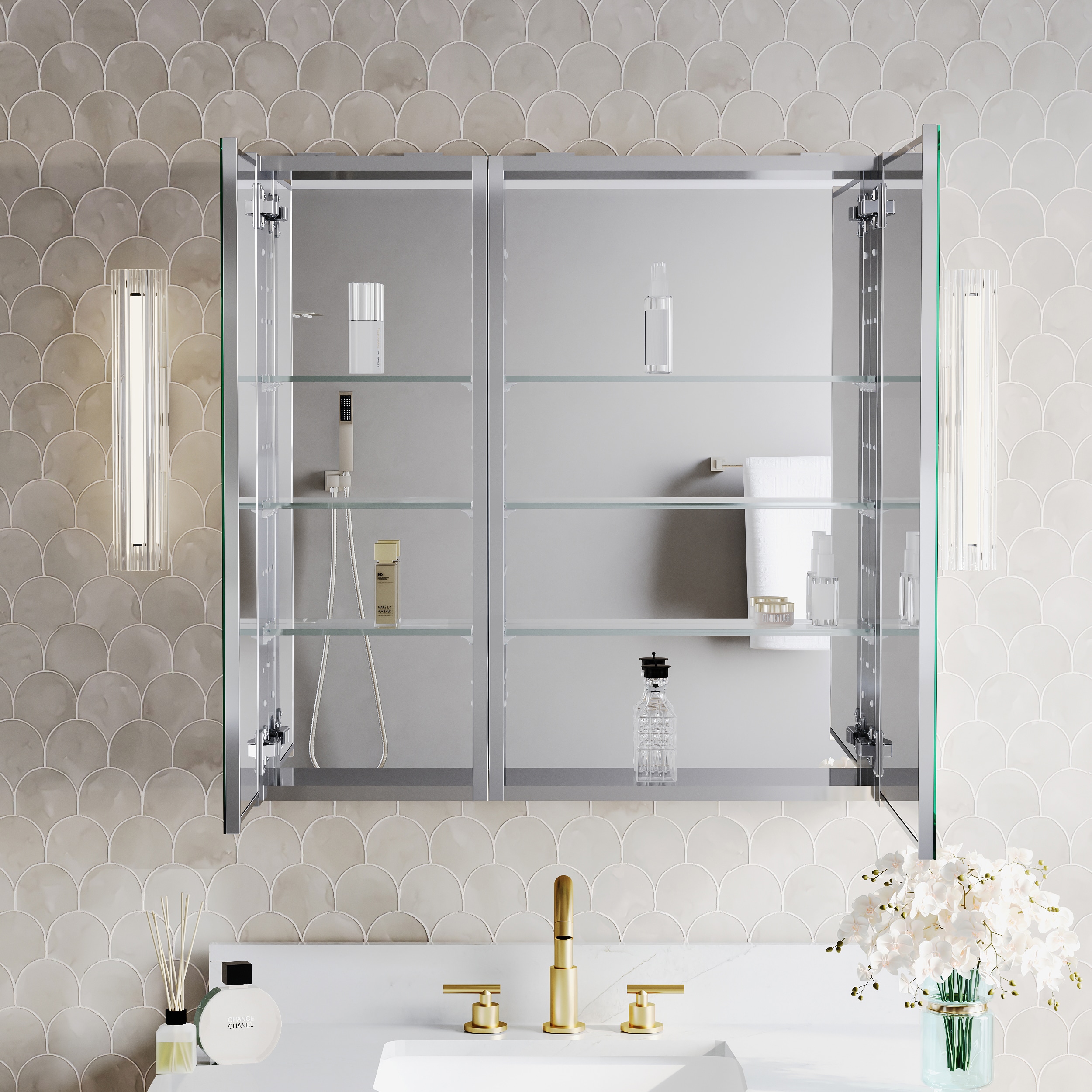 WELLFOR JRA12L20R32 Bathroom-Medicine-Cabinets - View #14