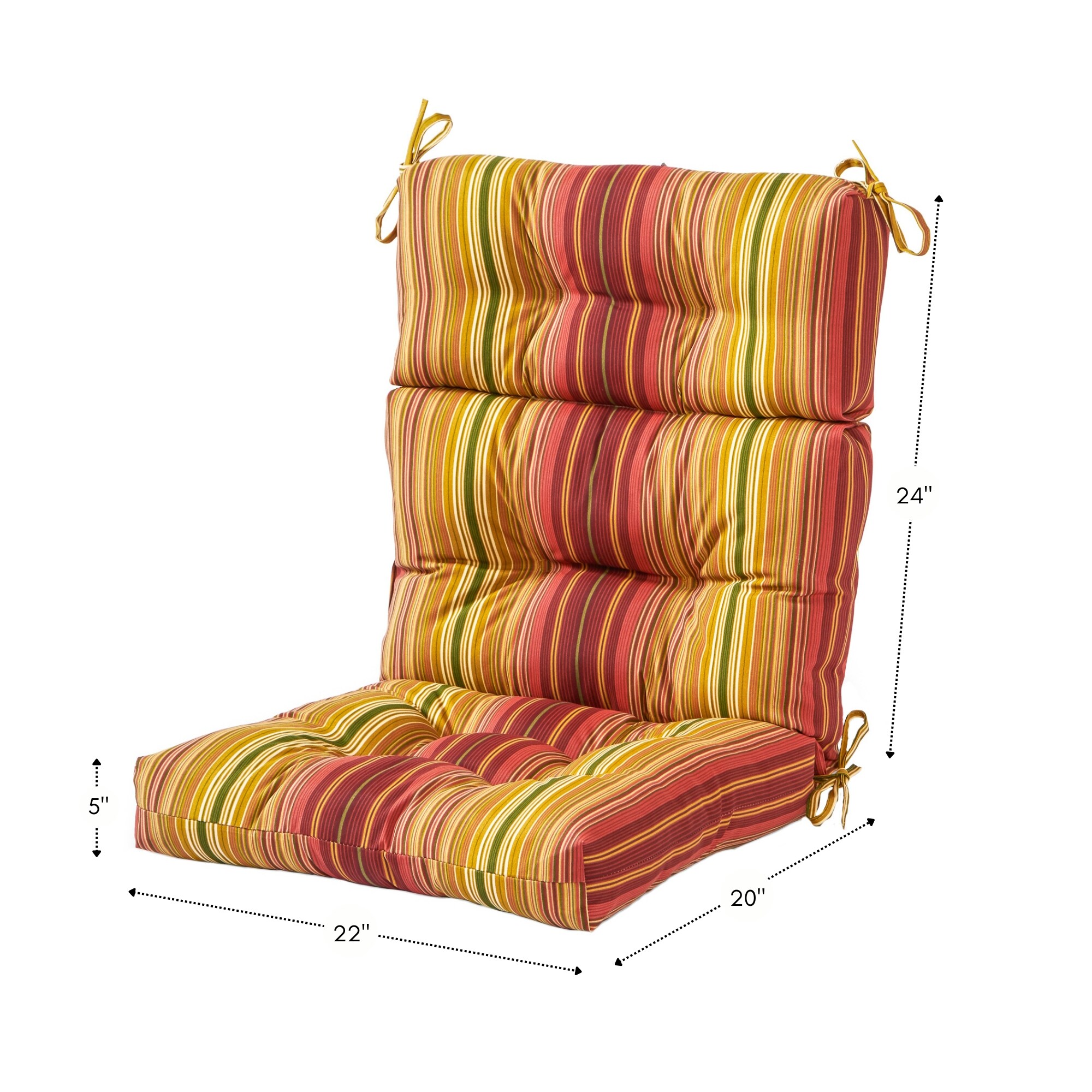 Greendale Home Fashions OC6809S2-KINNABARI Patio-Furniture-Cushions - View #8