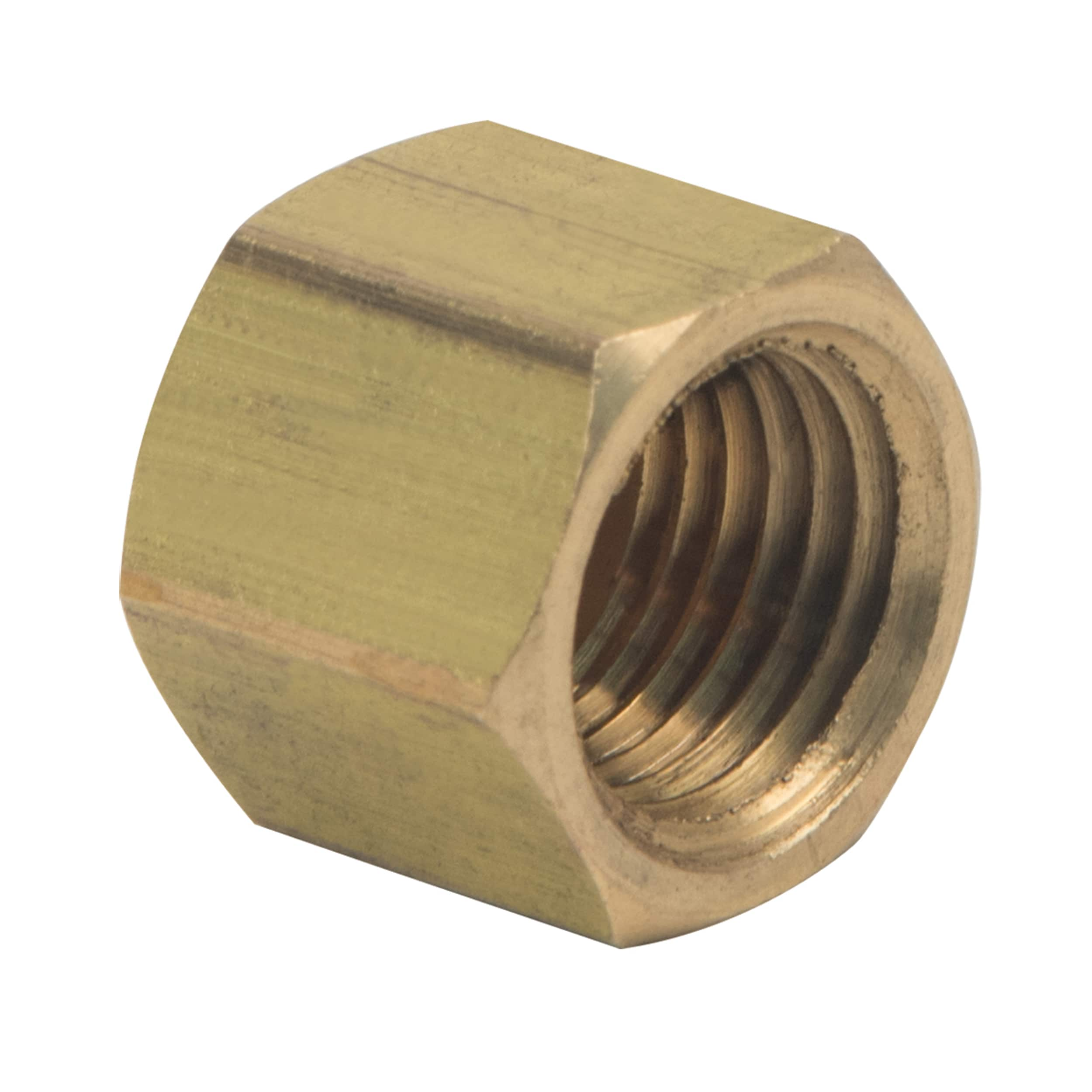 BrassCraft 1/4-in Threaded Cap Fitting in the Brass Fittings department ...