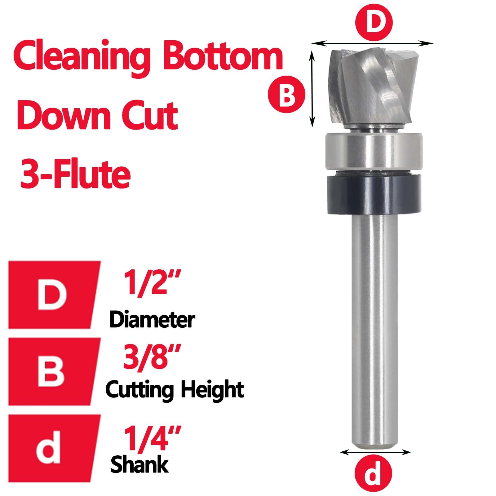 Phewnyzo LPW0720W298 Trimming-Cutout-Router-Bits - View #2