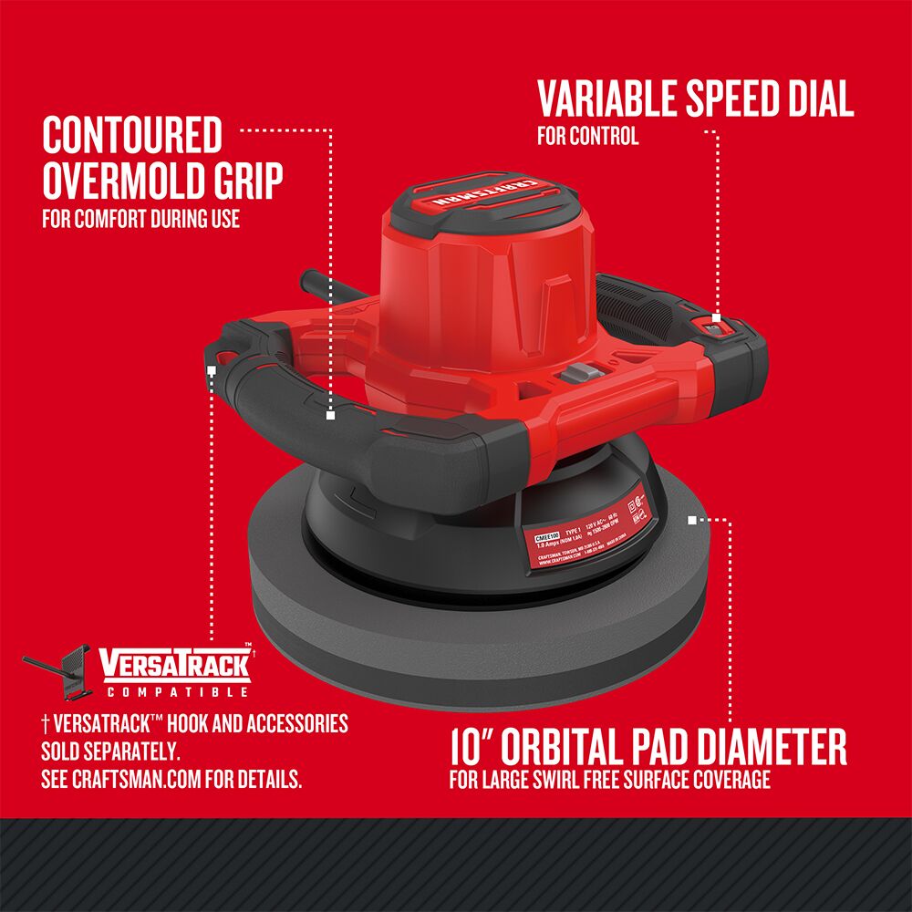 CRAFTSMAN CMEE100 Corded-Polishers - View #2