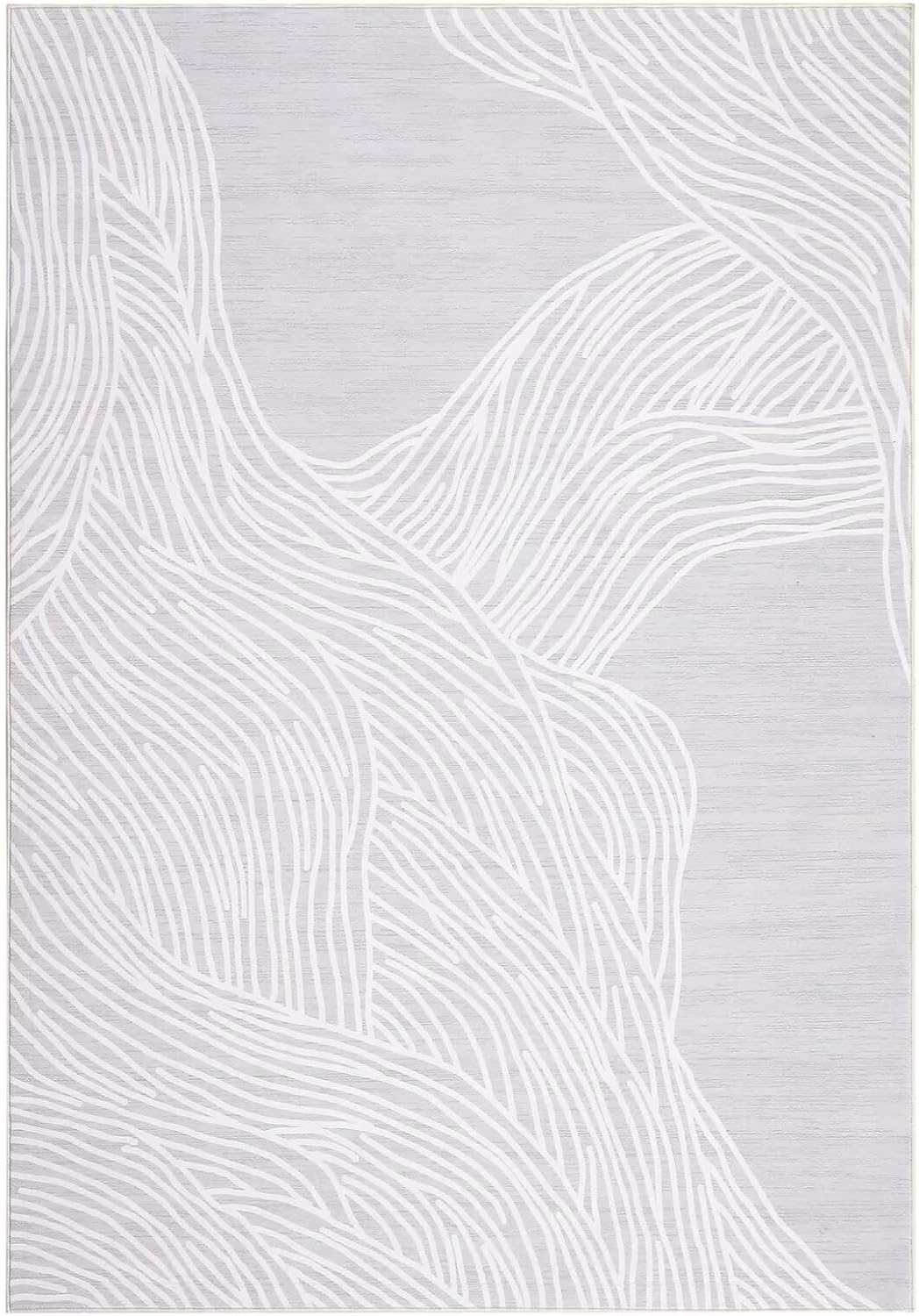 Garvee 10x13 Large Area Rug Washable Rugs for Living Room Soft Indoor Farmhouse Rug Grey Rug Modern Abstract Area Rug Non Slip NonShedding Bedroom Rug Carpet for Dining Room Office Nursery Grey
