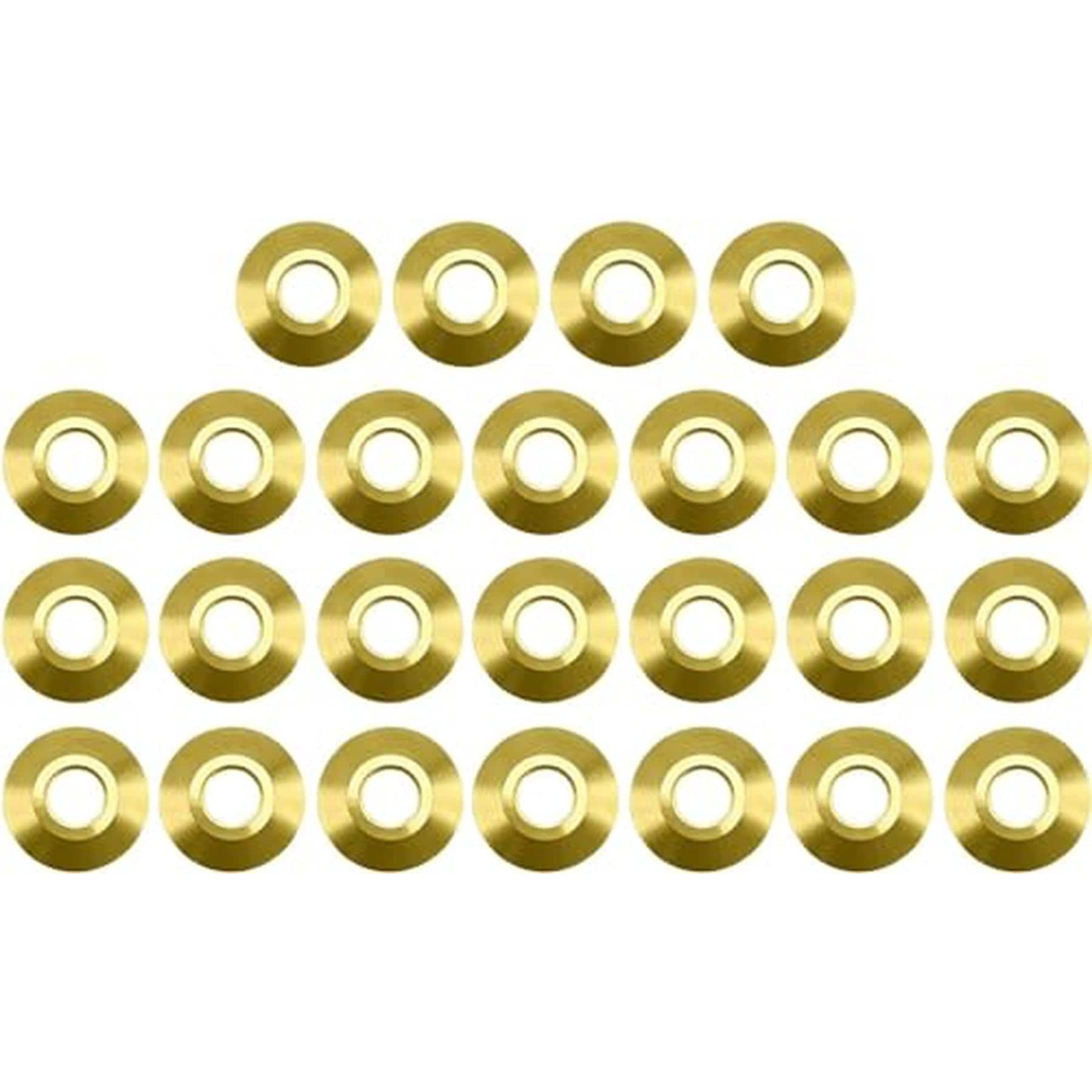 Poolzilla COLLAR-25PK 25 PCS Brass Pool Cover Collar for Pool Cover Anchor