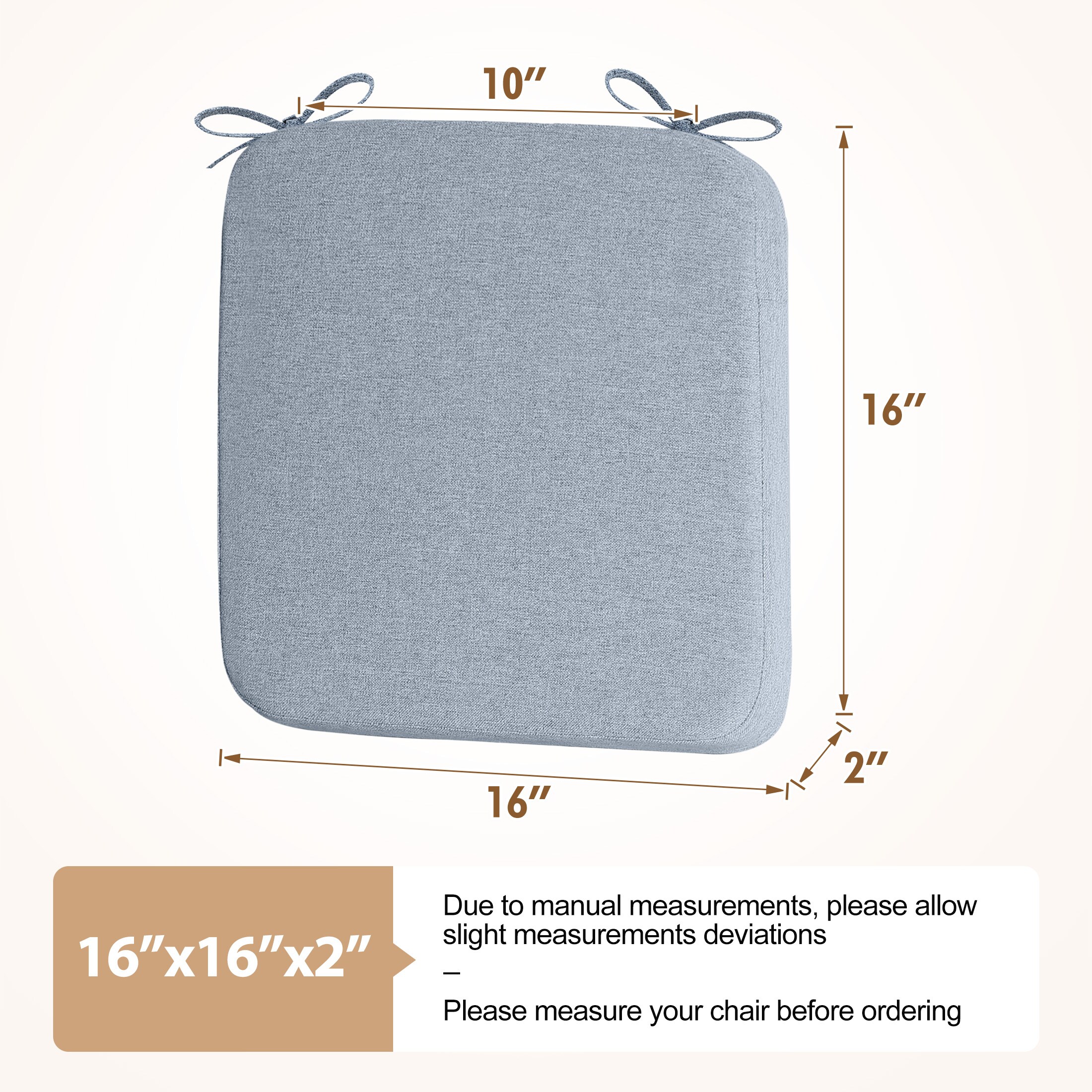 AAAAAcessories LS-DCCLS-QIANLAN-4P Indoor-Chair-Cushions - View #5