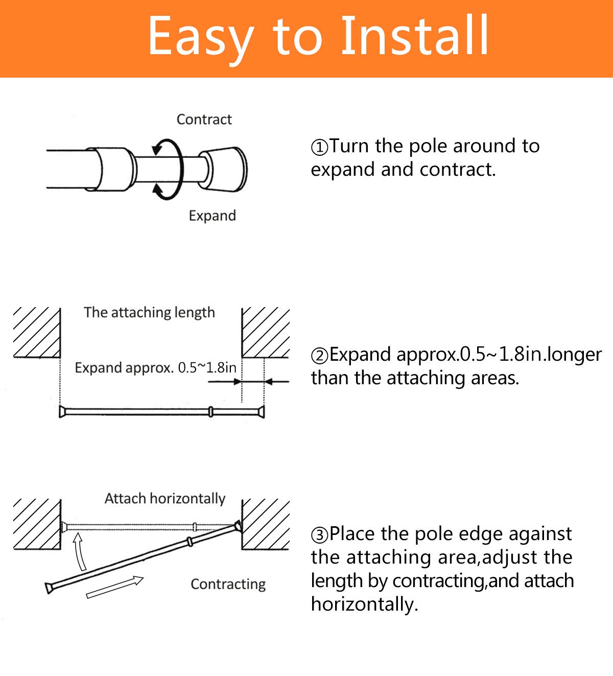 KIWDZFU LKI0820A148 Curtain-Rods - View #3
