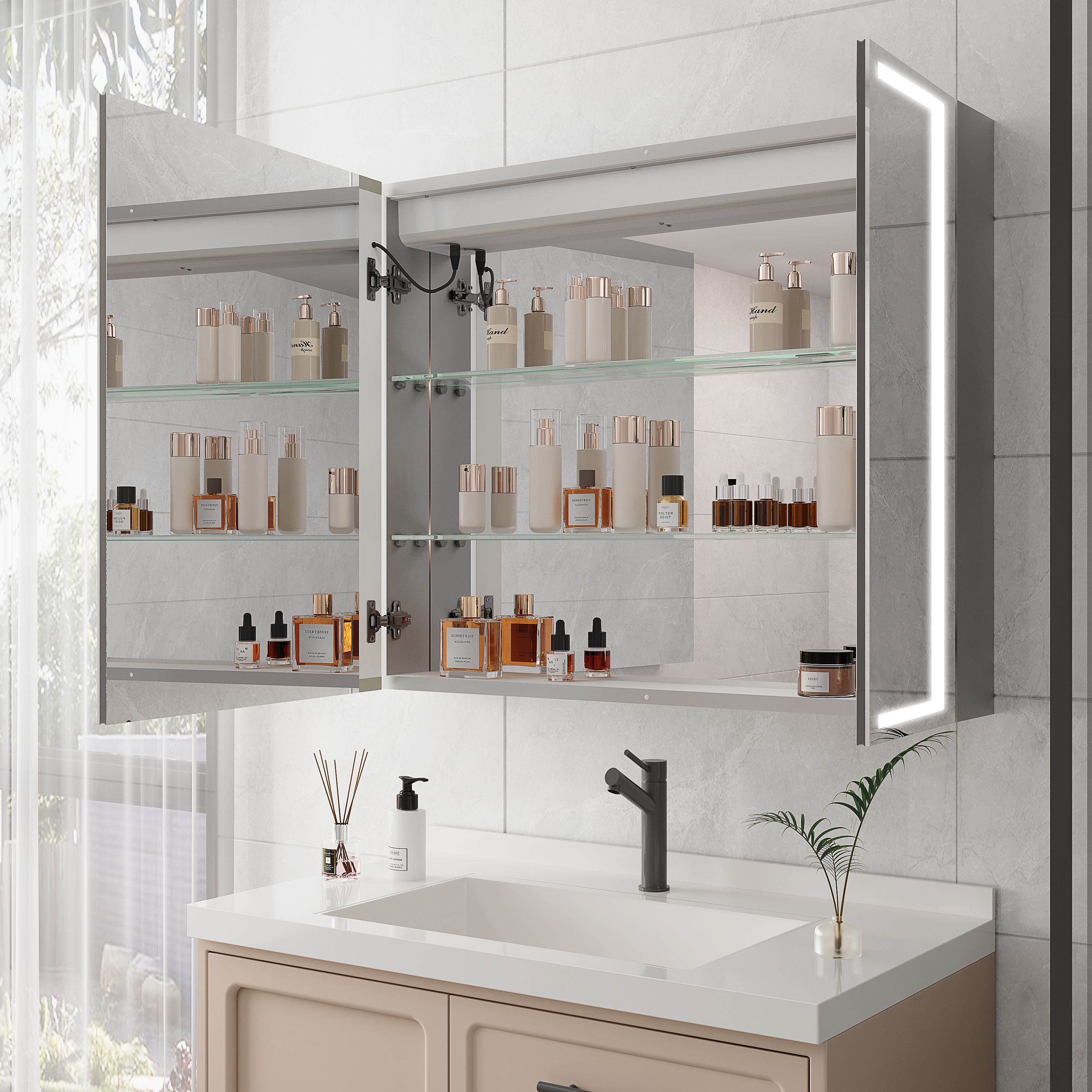 WELLFOR AMYD06-3630 Bathroom-Medicine-Cabinets - View #8