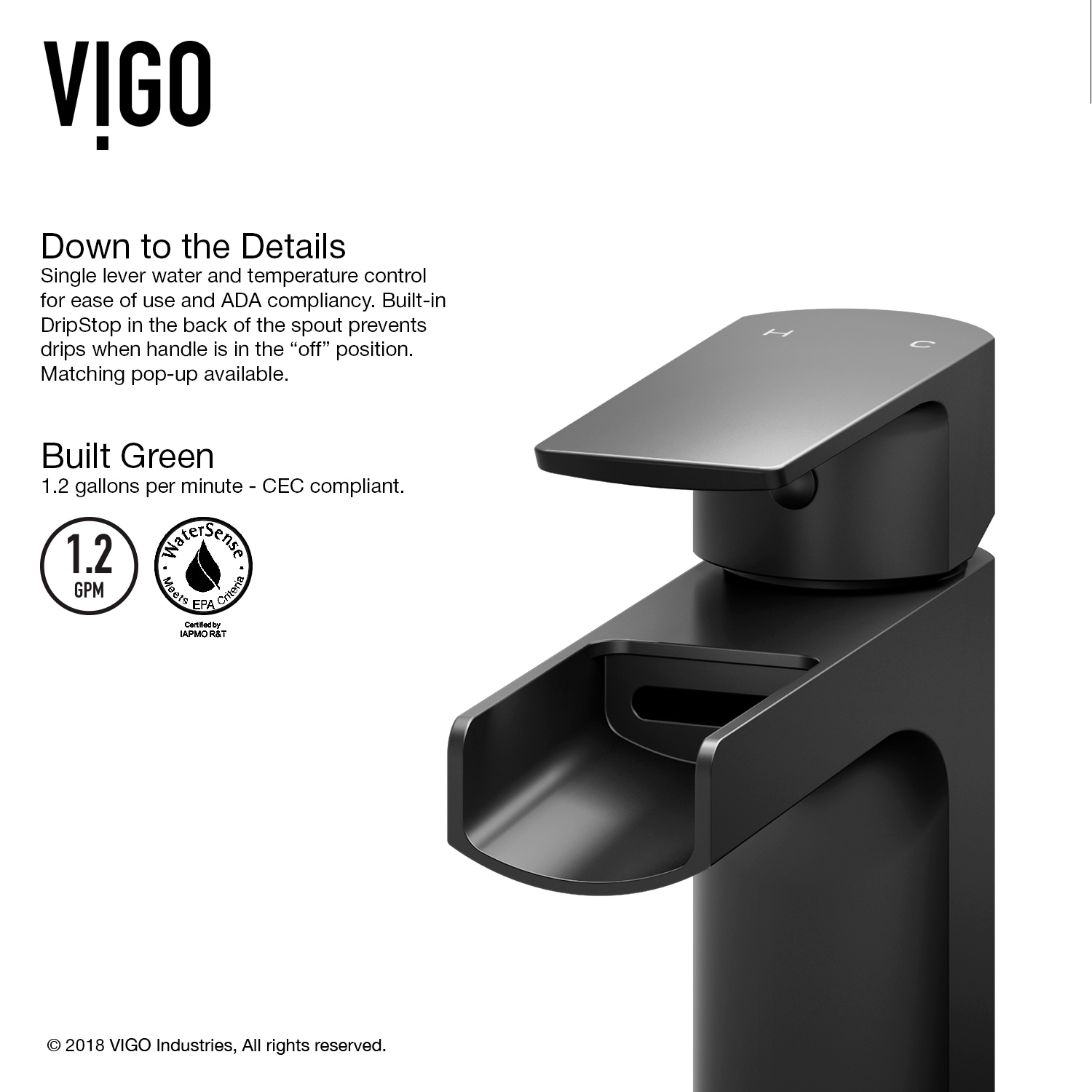 VIGO VG01042MB Lavatory-Faucets - View #4