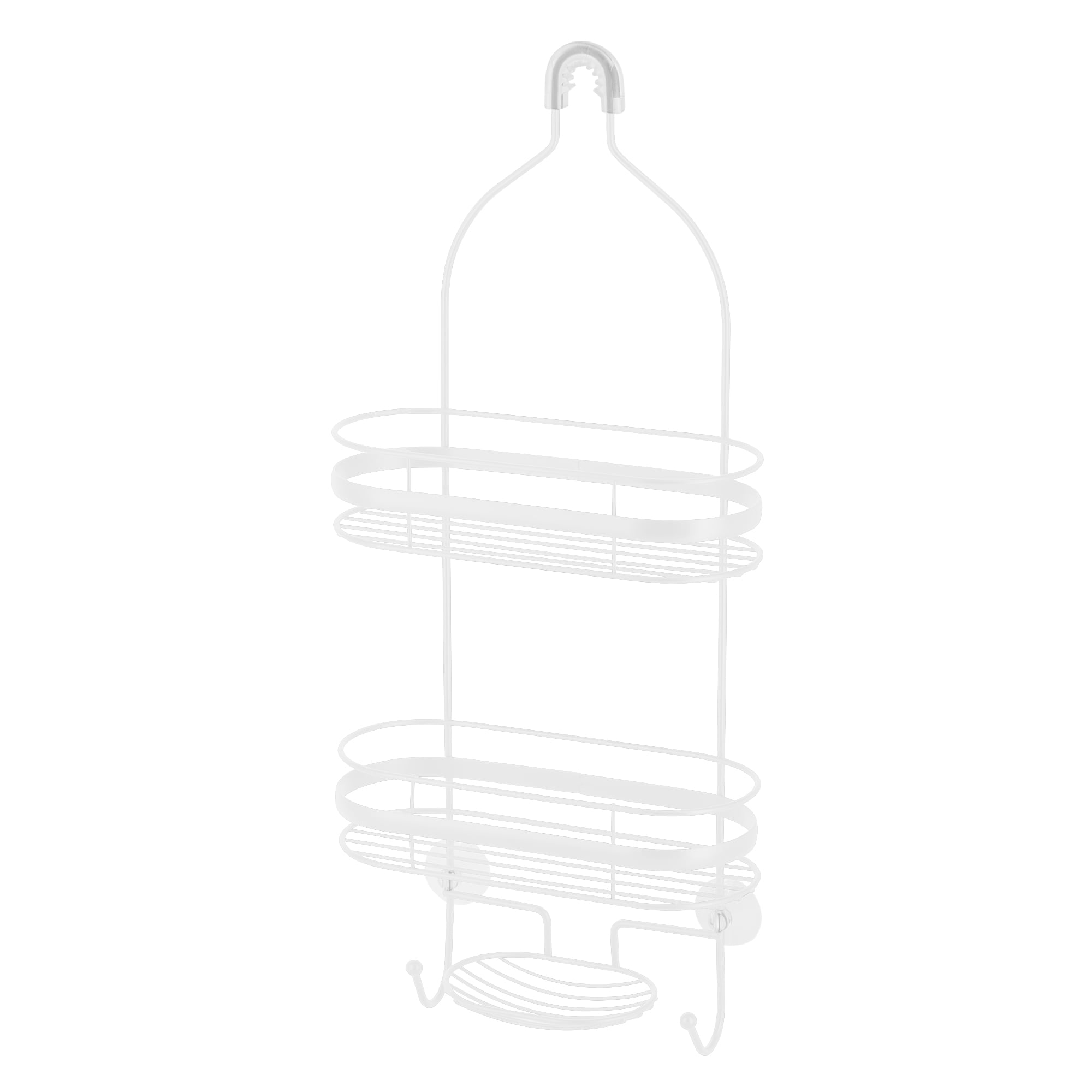 Moorefield SC423-MWT Matte White Steel 3 -Shelf Over the showerhead Hanging shower caddy 5.1 x 11 x 25.6