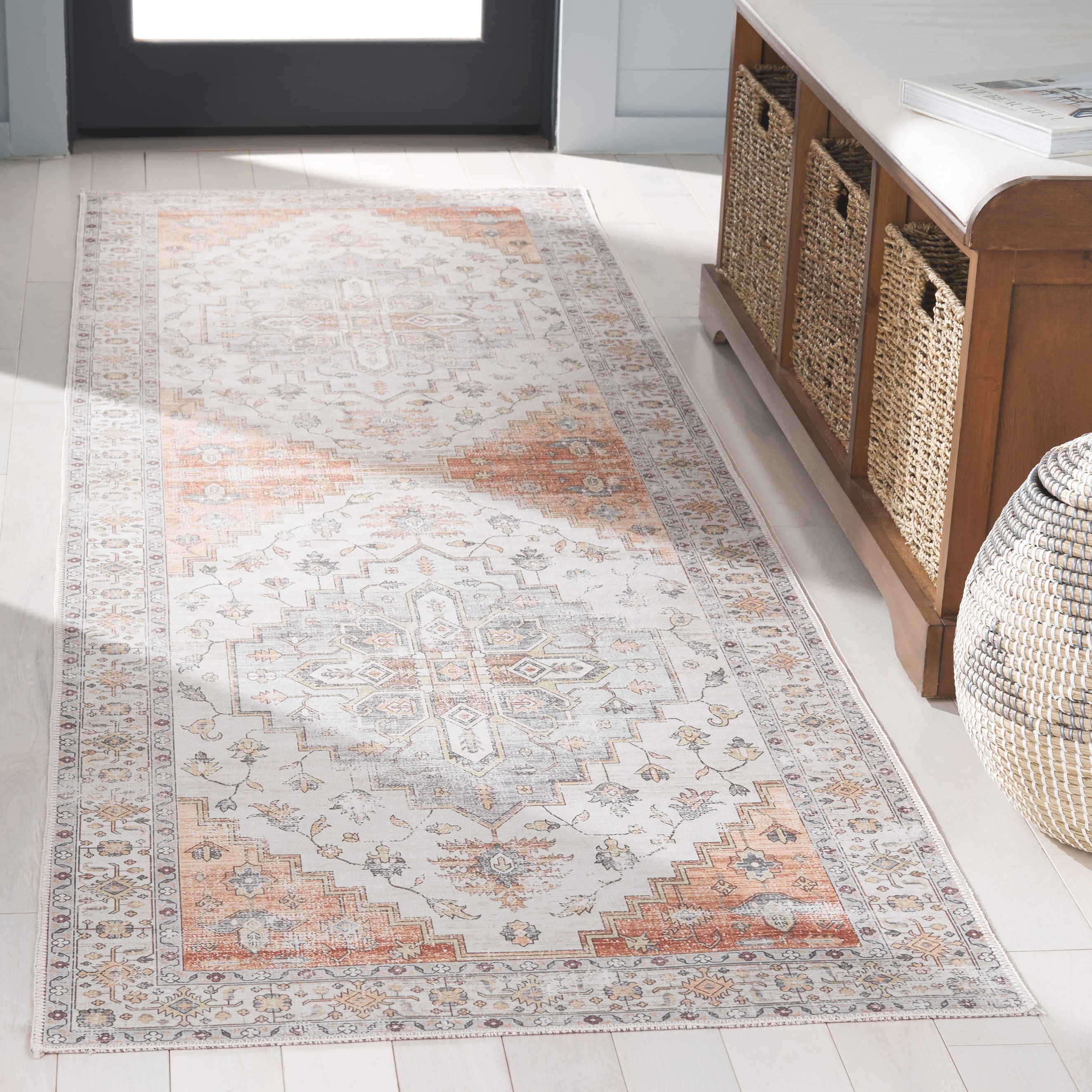 Arizona 209W Sage/Light Rust 2ft-6in x 8ft Traditional Rug