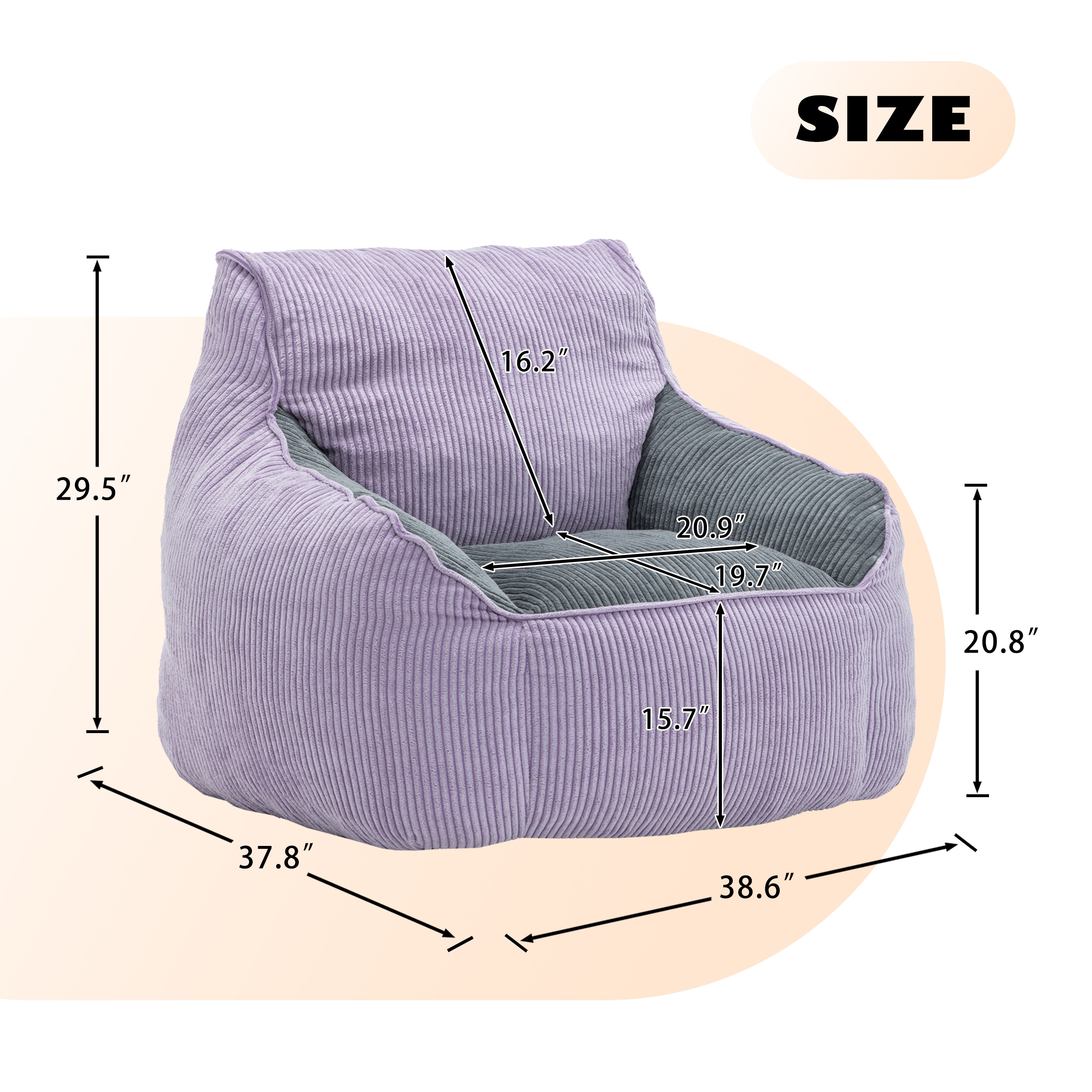 Blisstyle BB161 Bean-Bag-Chairs - View #8