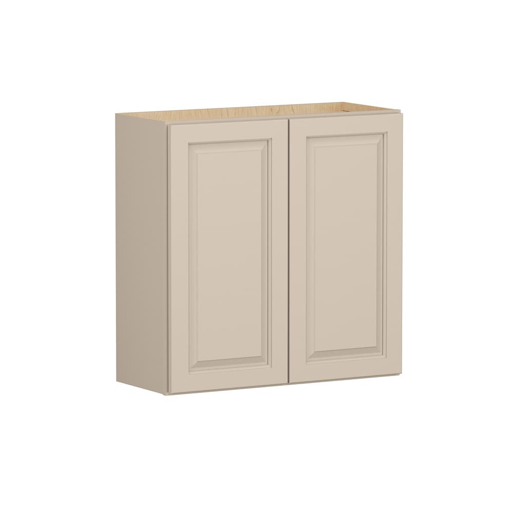 Shenandoah Stemson 30-in W x 30-in H x 12-in D Oat Painted Wall Fully Assembled Cabinet Raised Panel Raised panel
