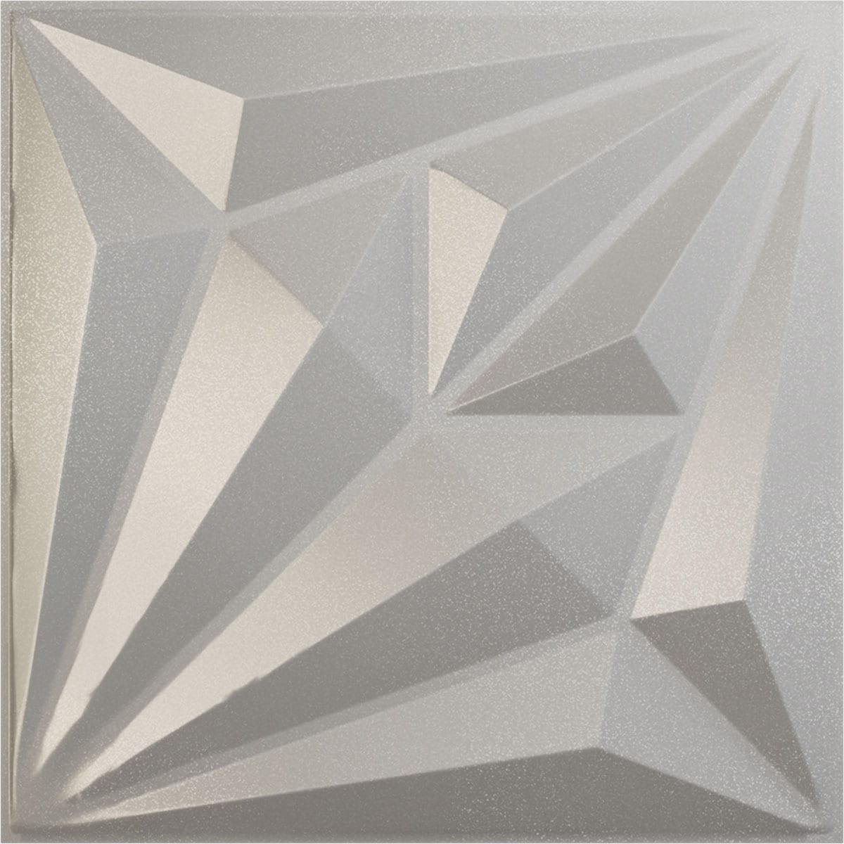 Ekena Millwork WP20X20DMASV-CASE-12 19-5/8-in x 19-5/8-in Embossed Paintable/Stainable Silver PVC Wall Panel ( 12 -Pack, Covers