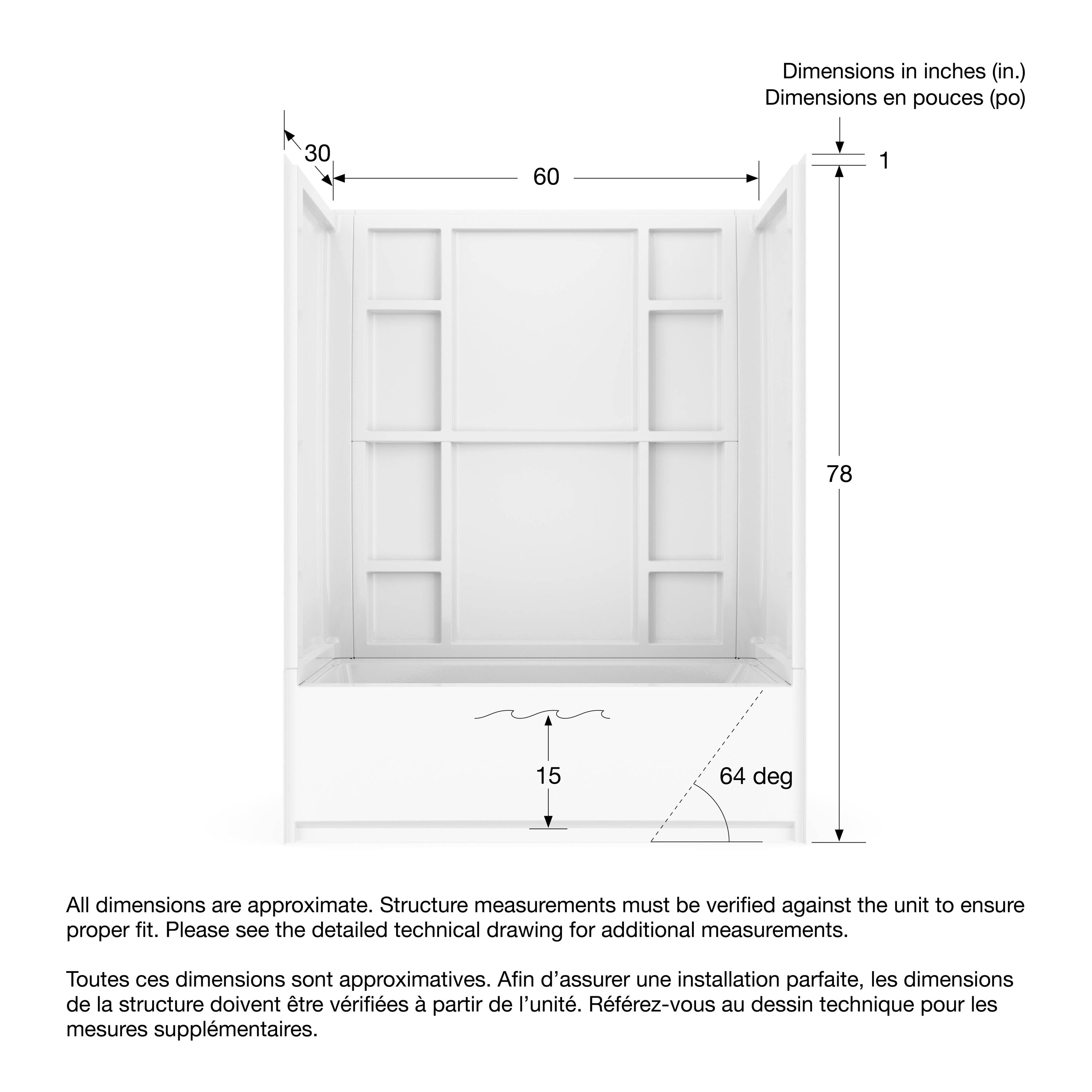 MAAX 107728-000-001-001 Tub-Shower-Combo - View #6
