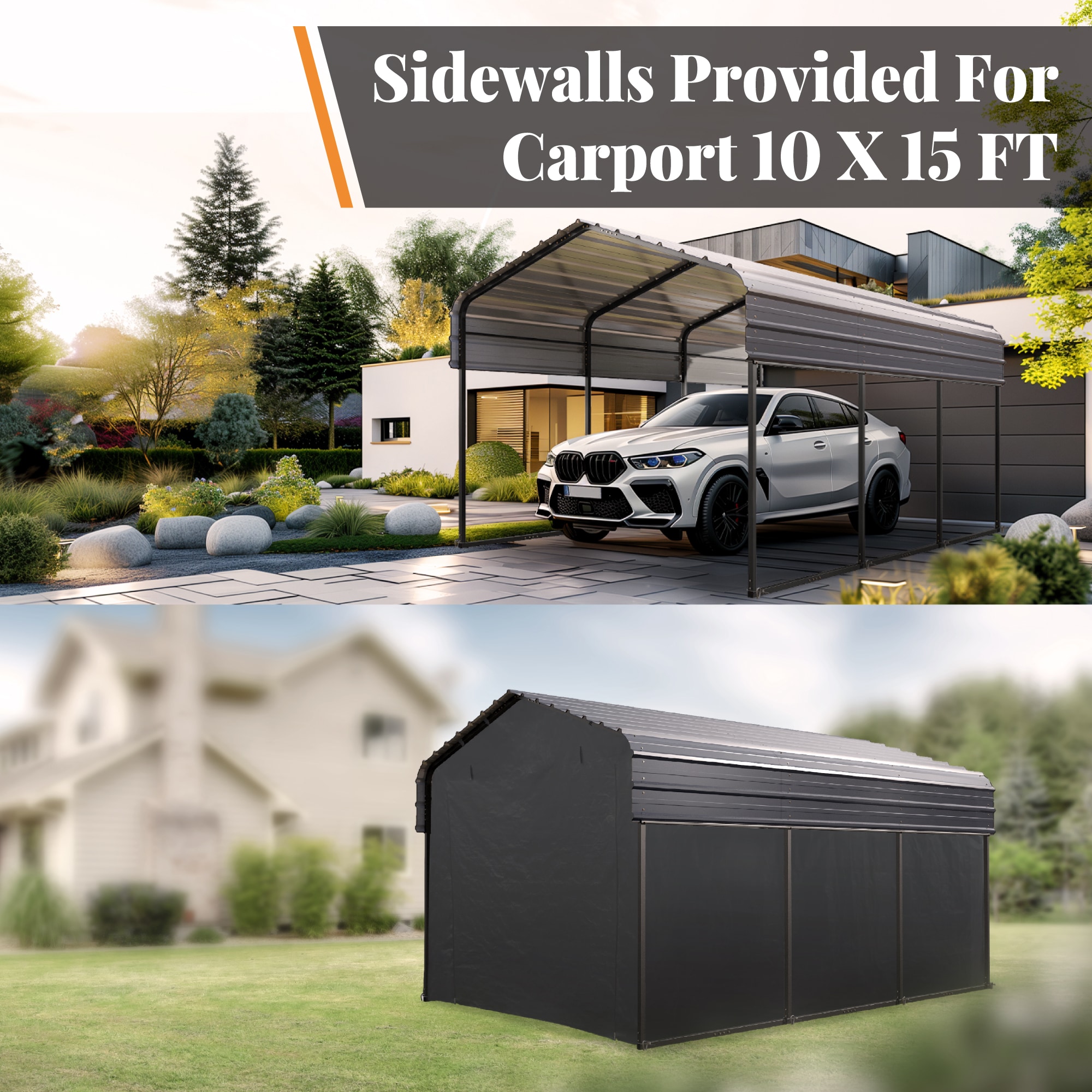 Sunshine Valley GA219-1015-SW Carport-Covers - View #2