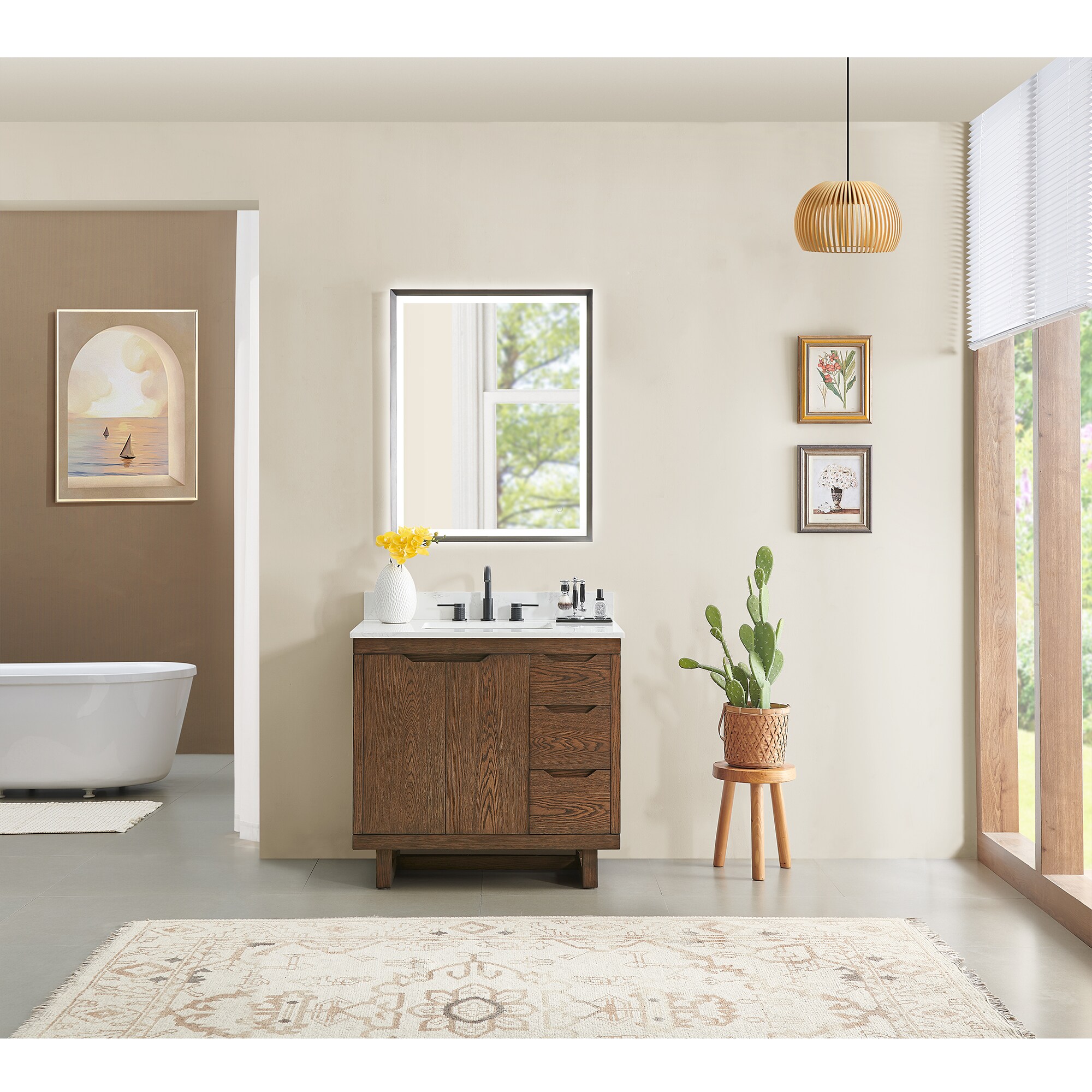 Altair 573036-BK-GW Bath-Vanity-Combo - View #14