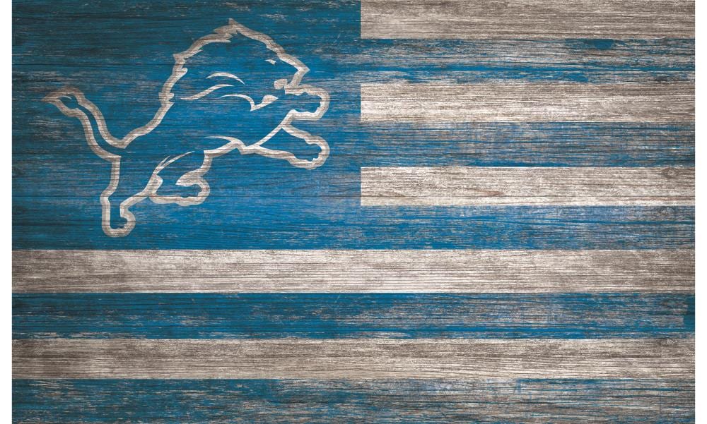 Fan Creations Detroit Lions 19-in H x 11-in W Sports Print in the Wall Art  department at