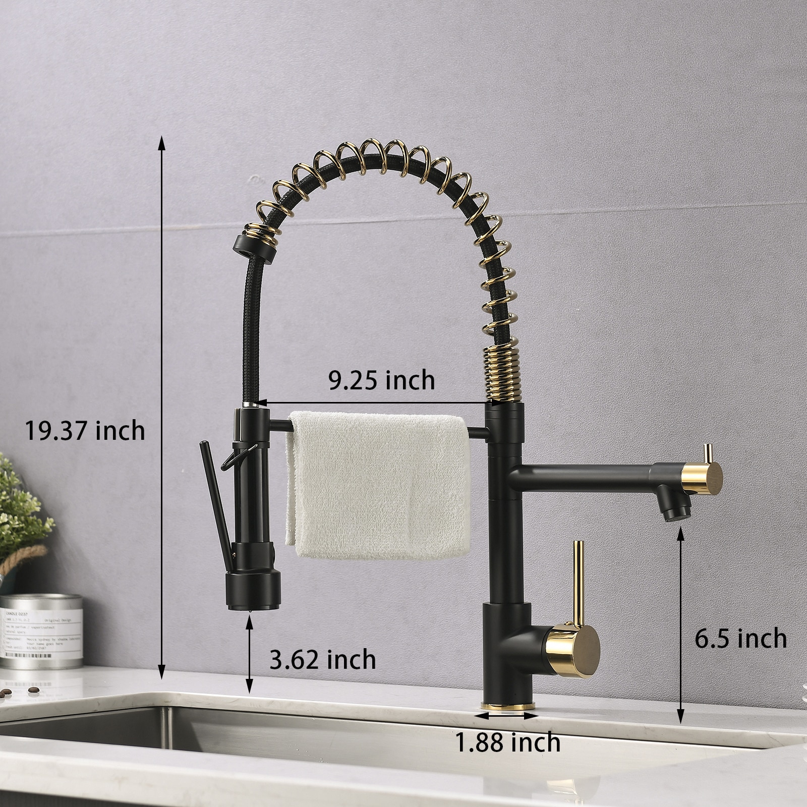 Fapully FA-B-1006BG Kitchen-Faucets - View #6