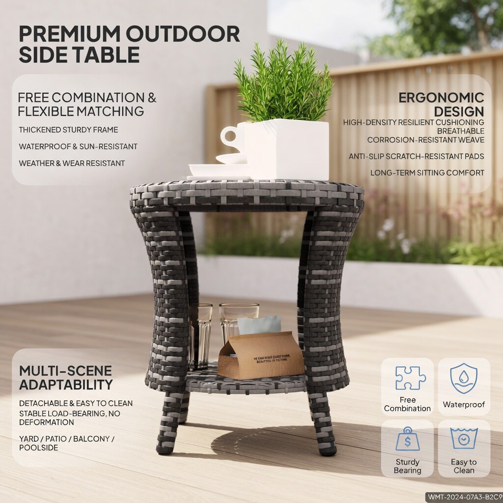 Choco Moon WYC-WQ43104-LS Patio-Conversation-Sets - View #3