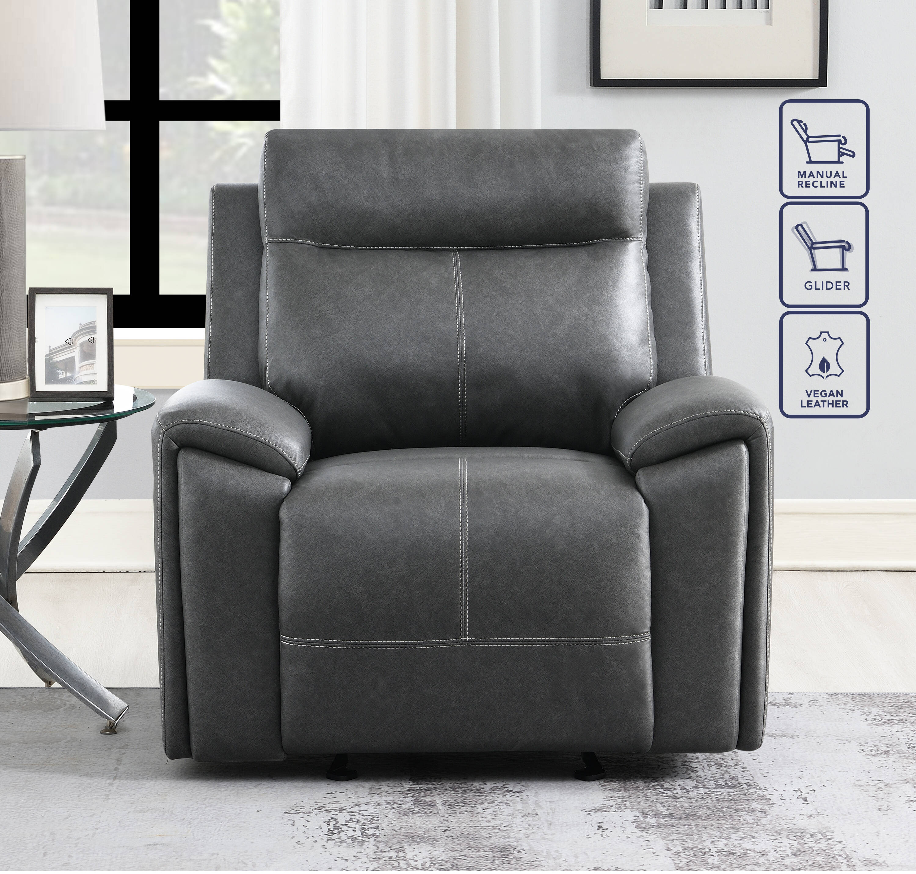 Steve Silver GAS800GC recliners - View #6