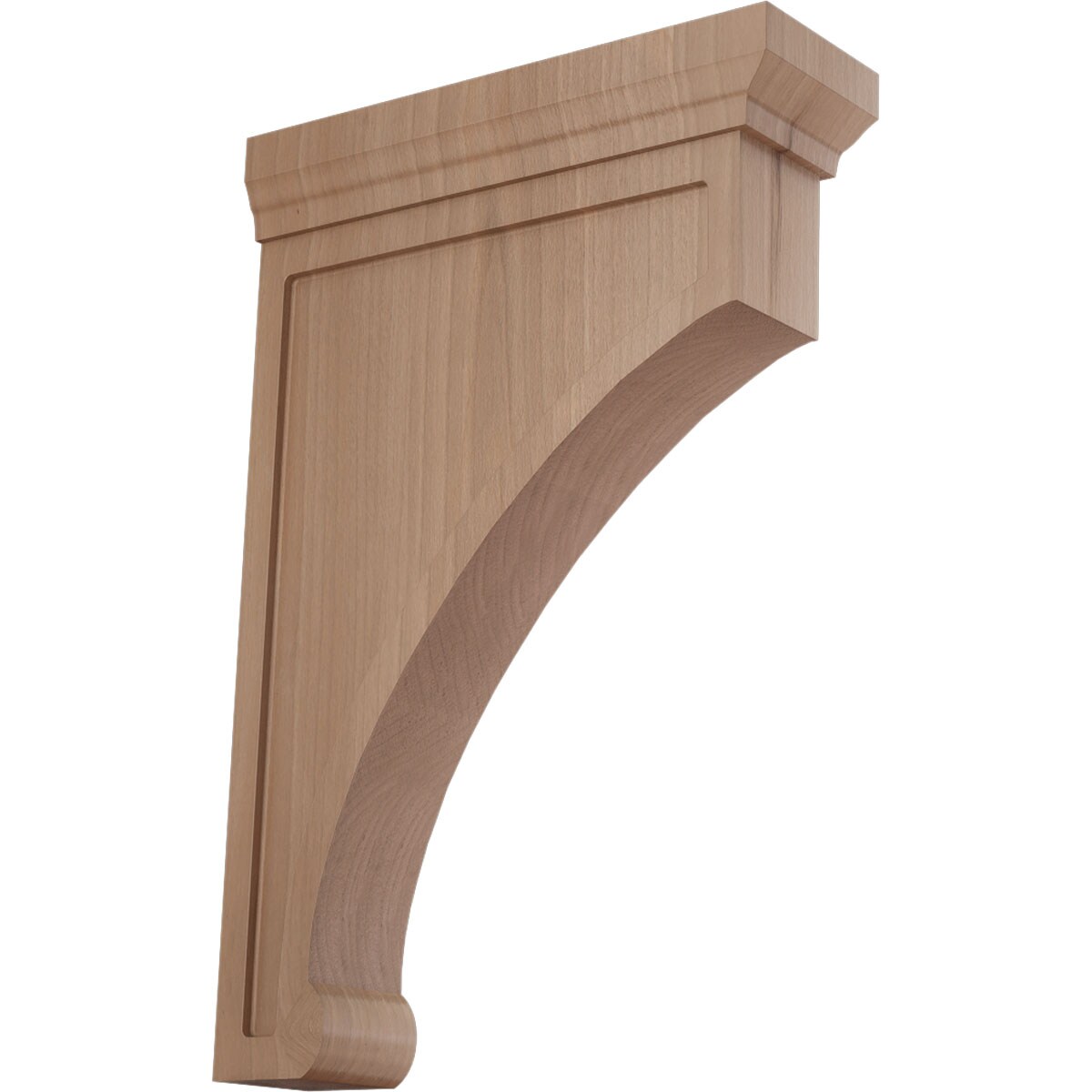 Ekena Millwork BKTW02X08X12GOCH Gomez 2-1/2-in x 8-in x 12-in Cherry Brown Wood Standard bracket