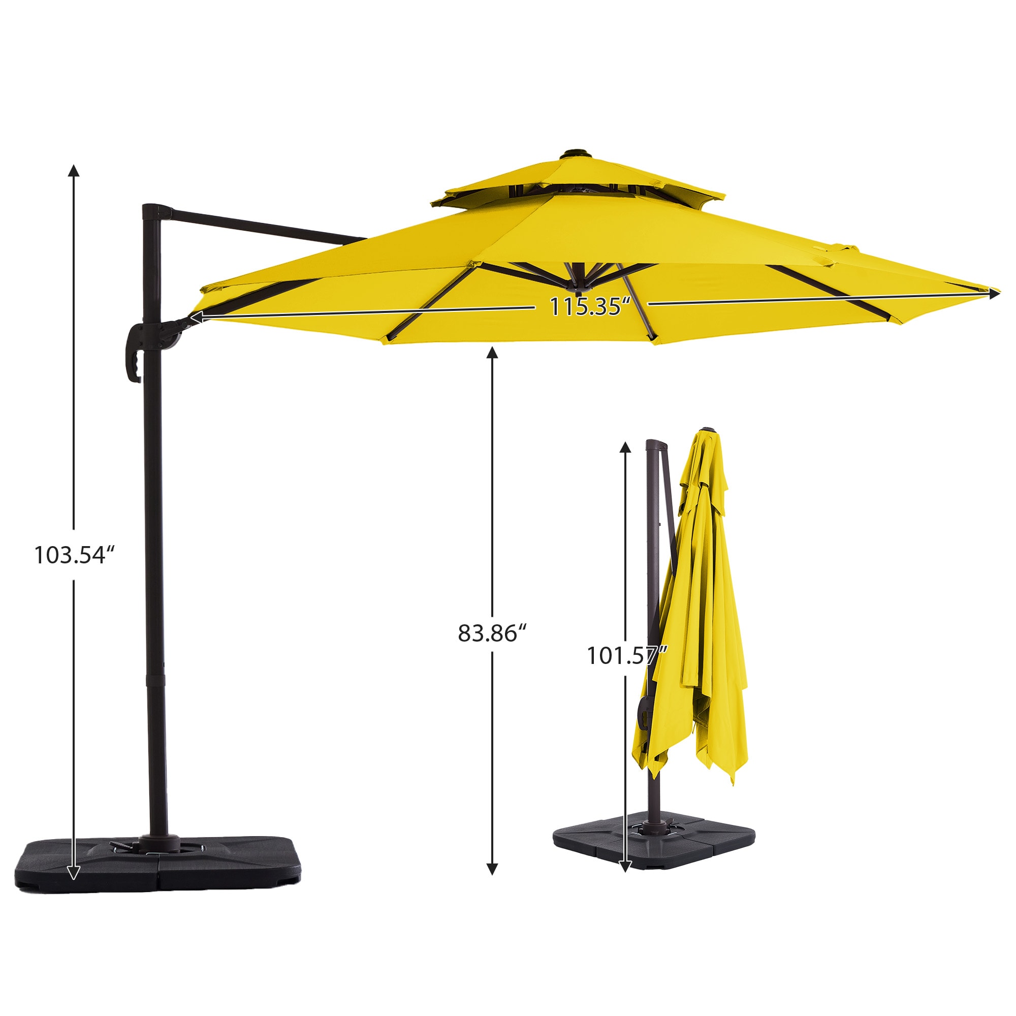 JEAREY JE-LKXLM-10FT-YE Umbrellas-2 - View #8