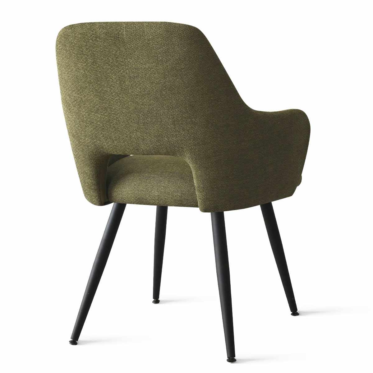 Maison Boucle EDWIN-ACHR-GREEN-2 Dining-Chairs - View #5