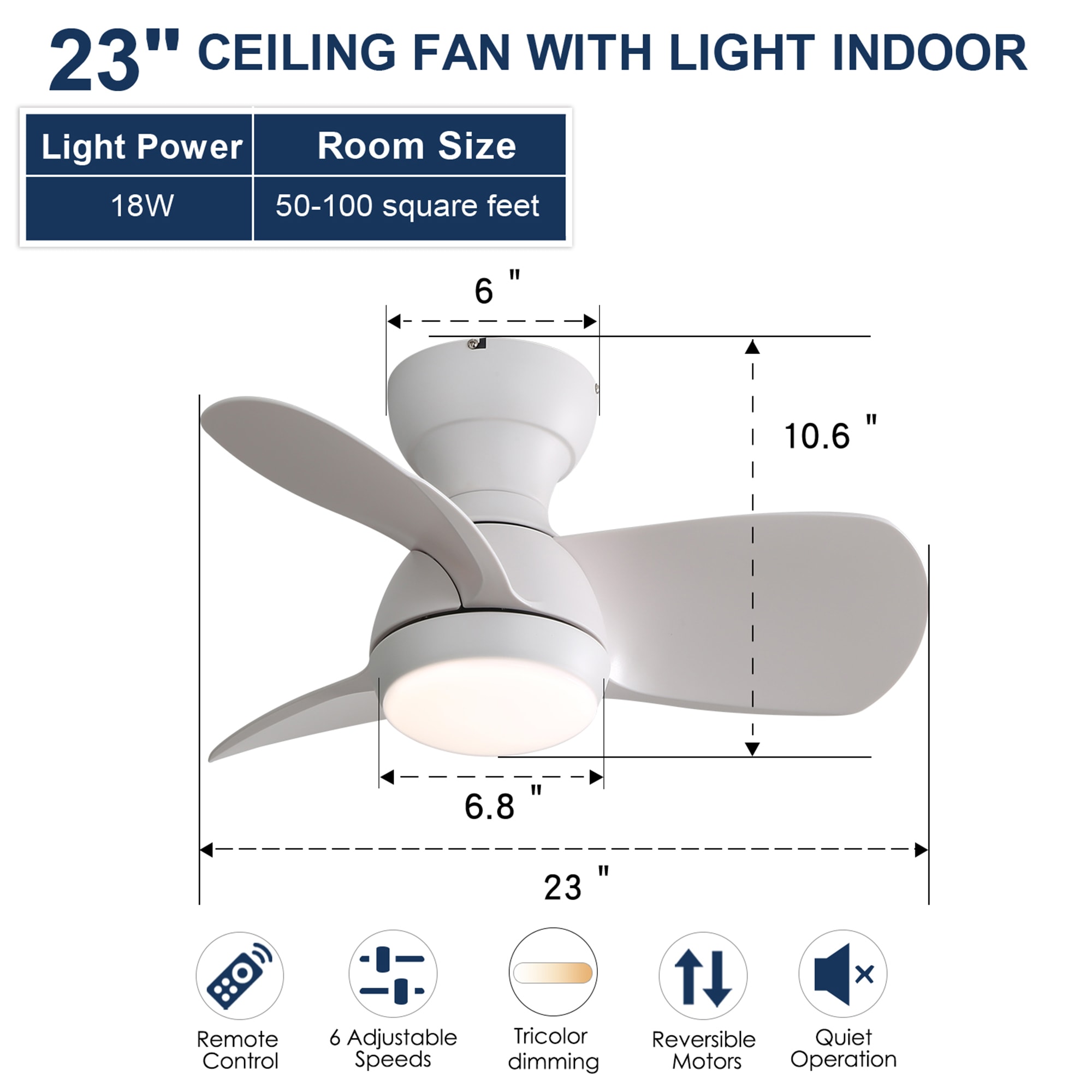 Bybafun YD1300023 Ceiling-Fans - View #2