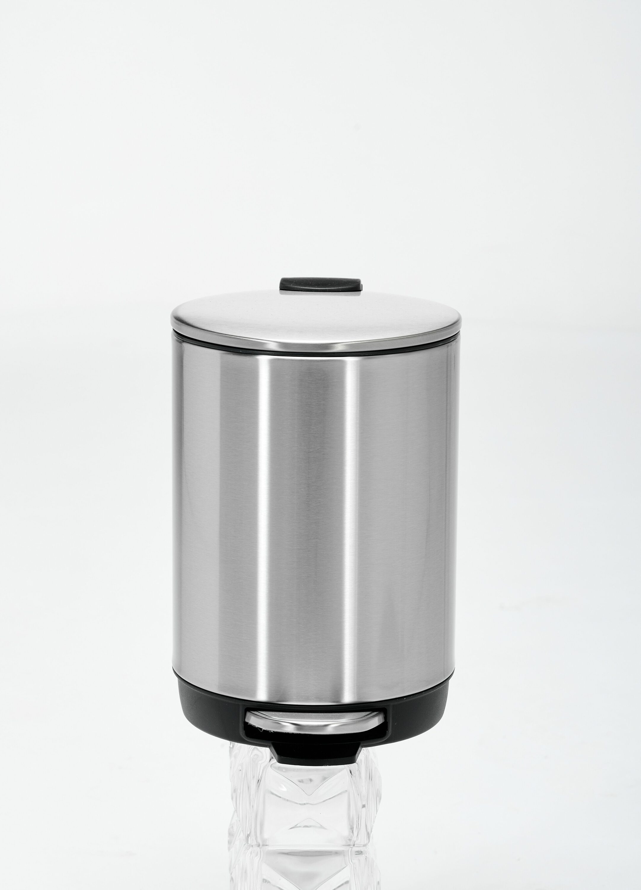 JUSHUA 3L S Stainless Steel Kitchen Trash Can with 3L in the Trash Cans ...