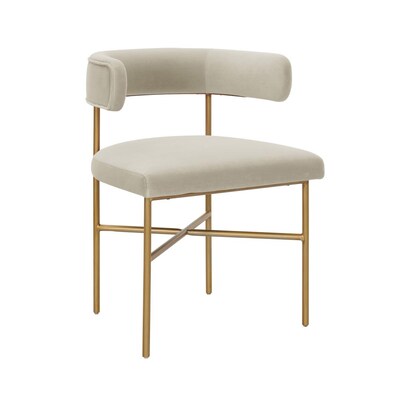 Tov Furniture Kim Contemporary Modern, Audrey Fabric Dining Chair