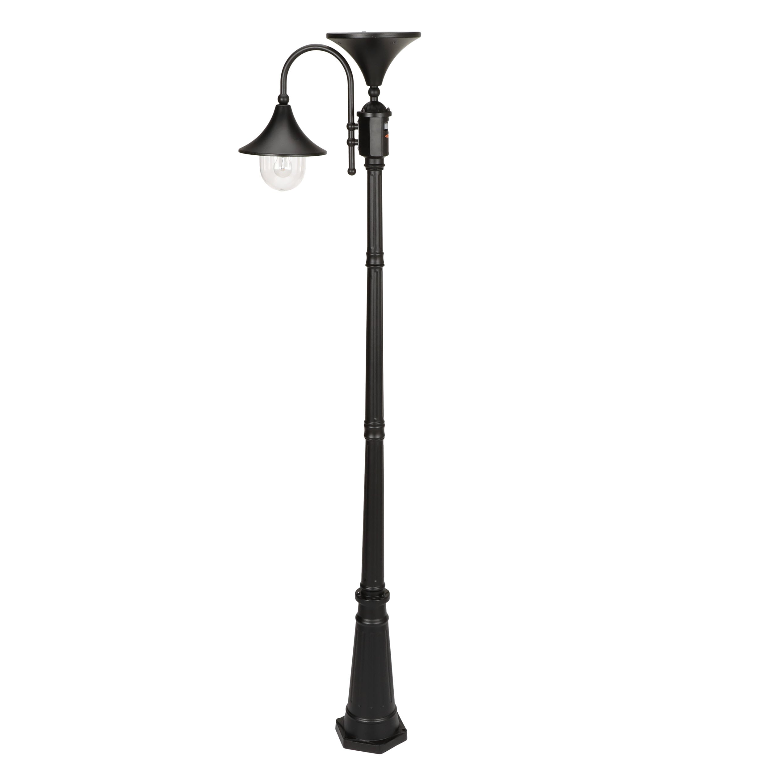 gama sonic everest solar lamp post