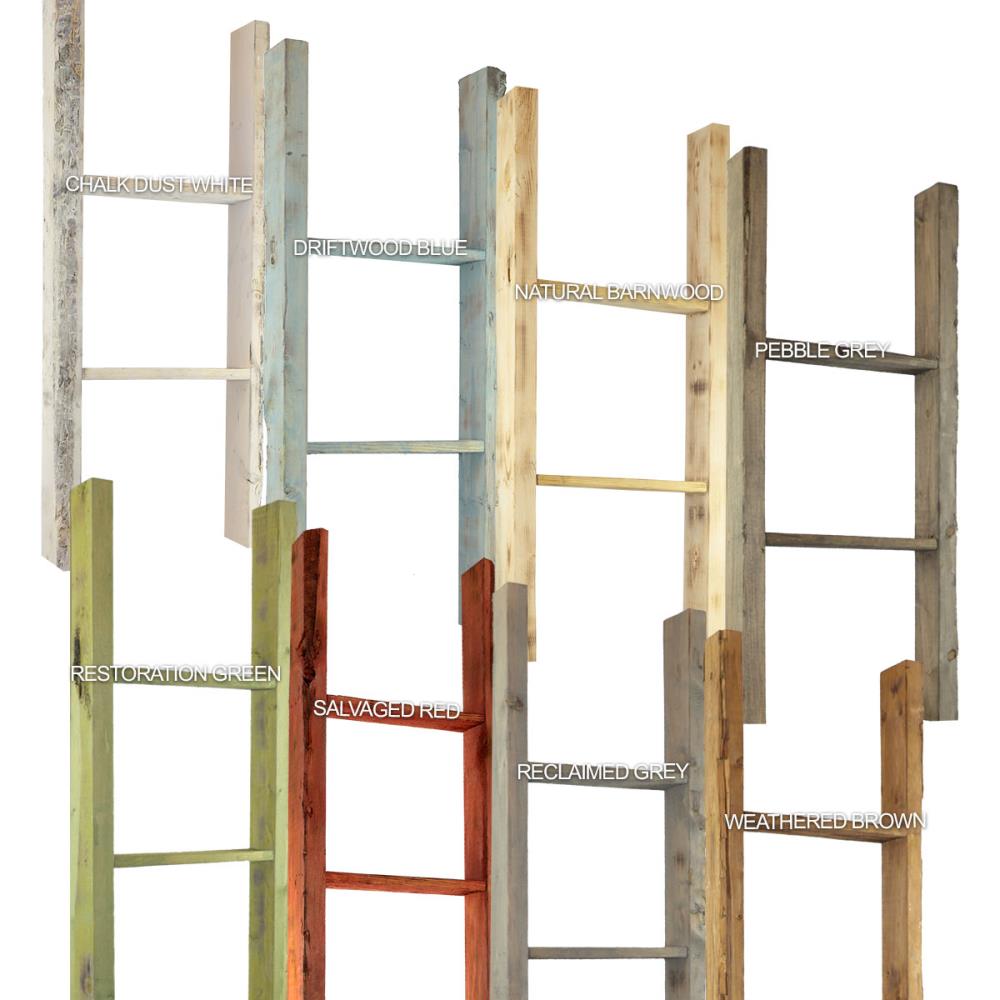 Reclaimed wood blanket cheap ladder