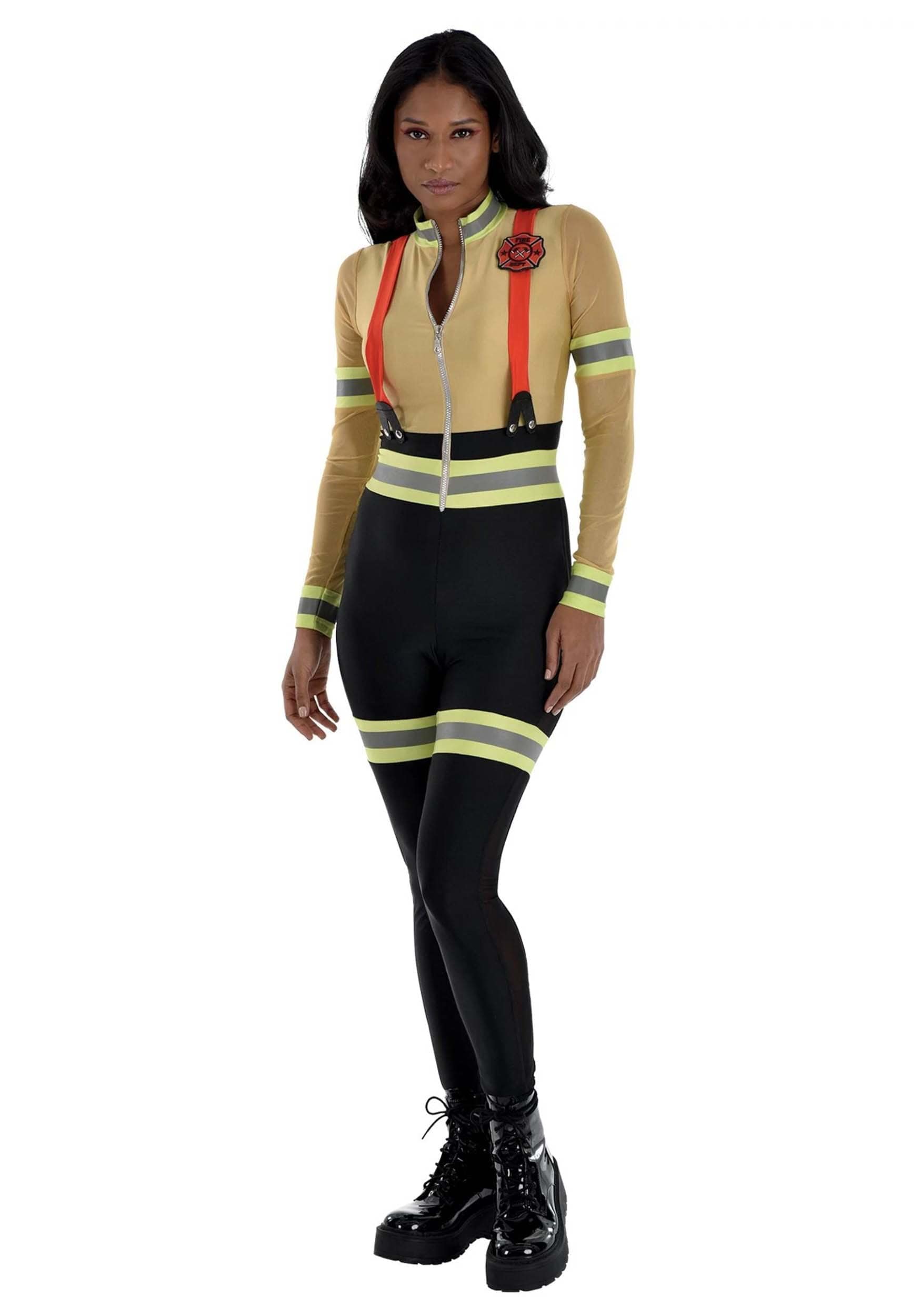 Amscan AM8410428-L Classic Firefighter Women's Costume Firefighter Costumes Large
