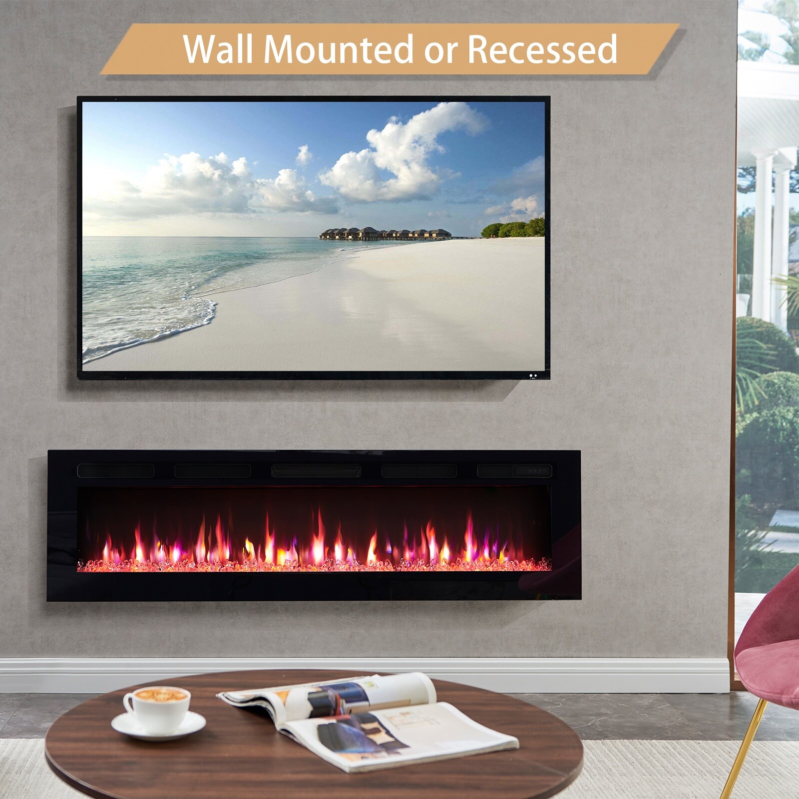 EdenDirect ALEF452B Electric-Fireplaces - View #4