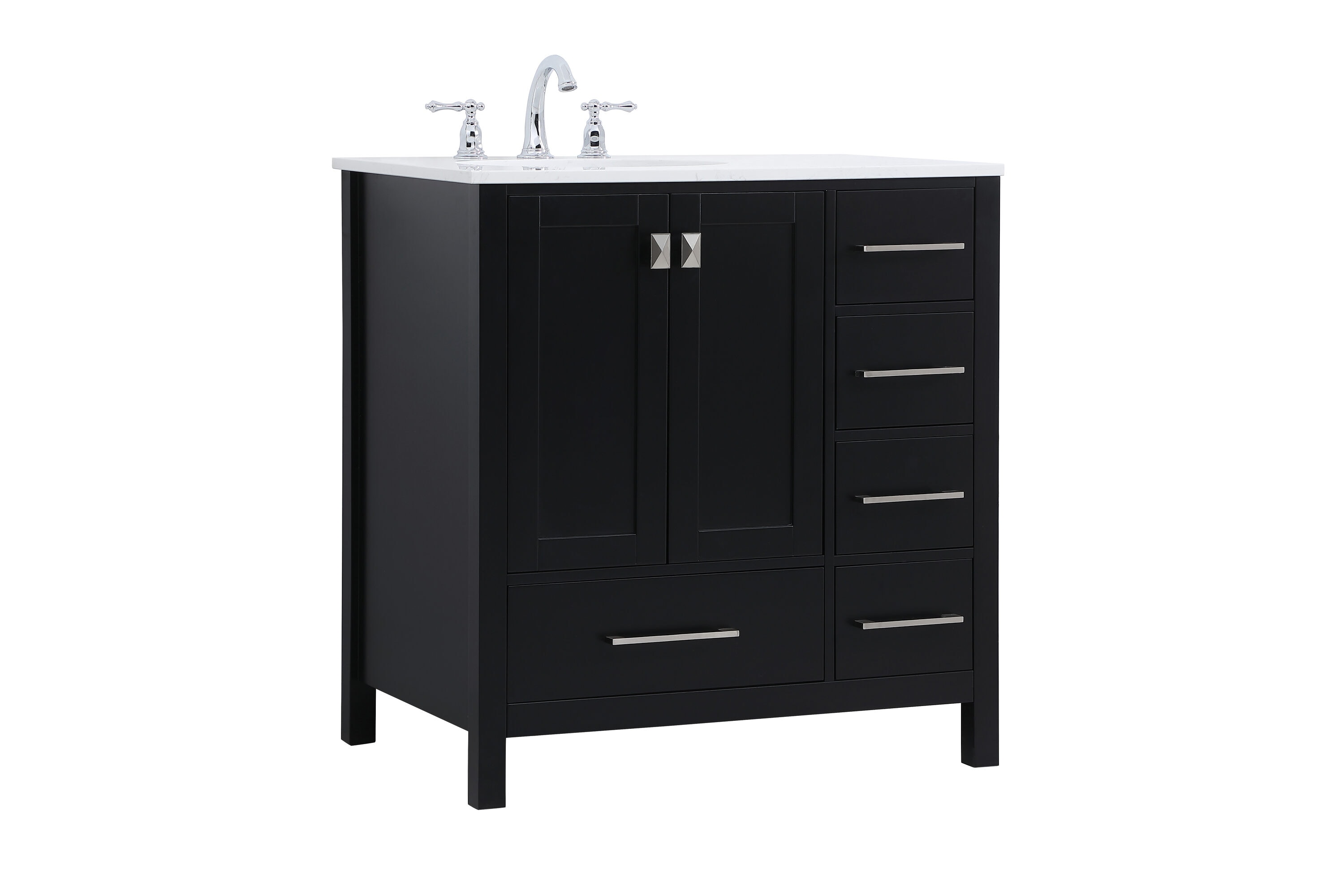 Elegant Decor FI56432BK Bath-Vanity-Combo - View #3