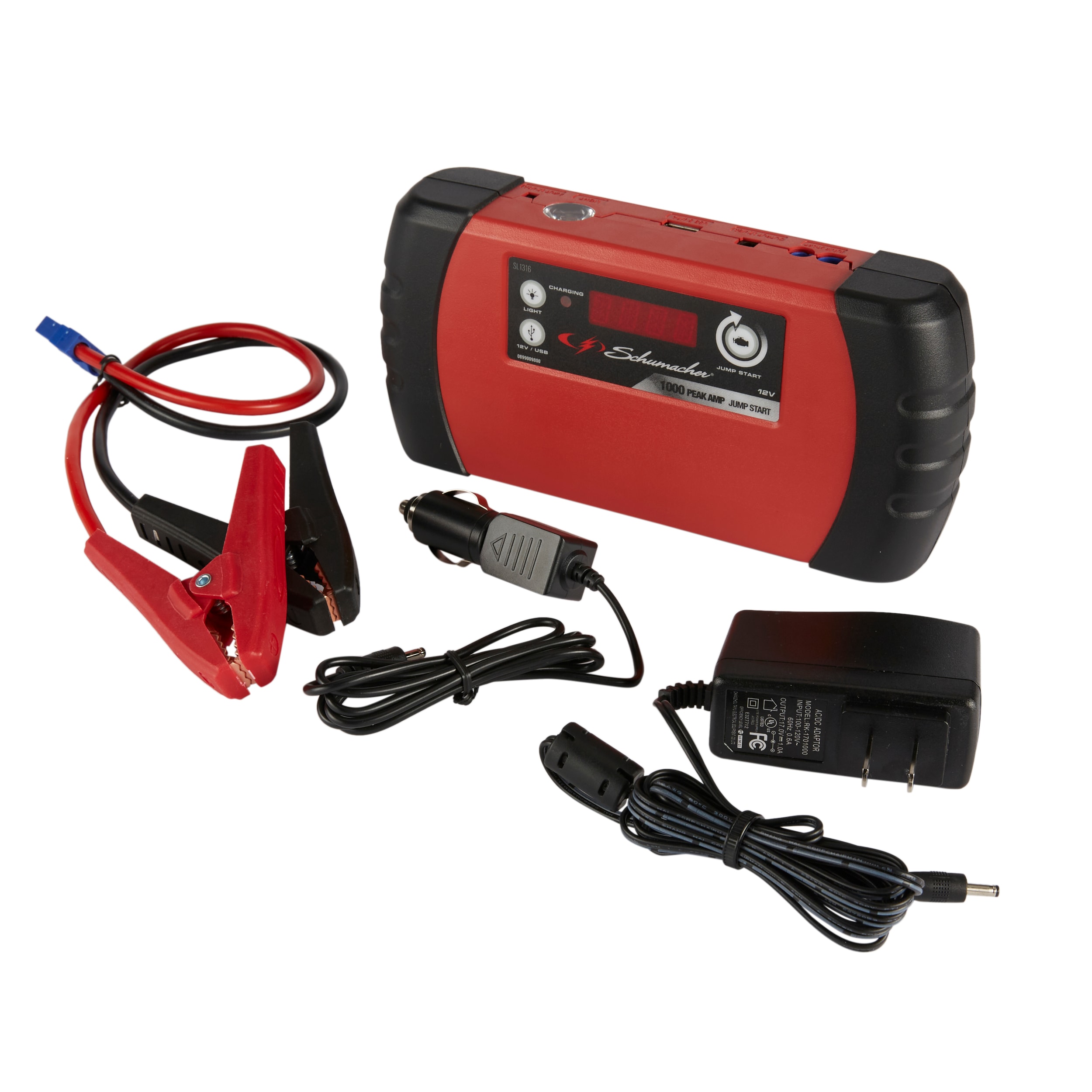 Schumacher Electric 1000-Amp 12-Volt Portable Car Battery Jump Starter with  Digital Display in the Car Battery Jump Starters department at