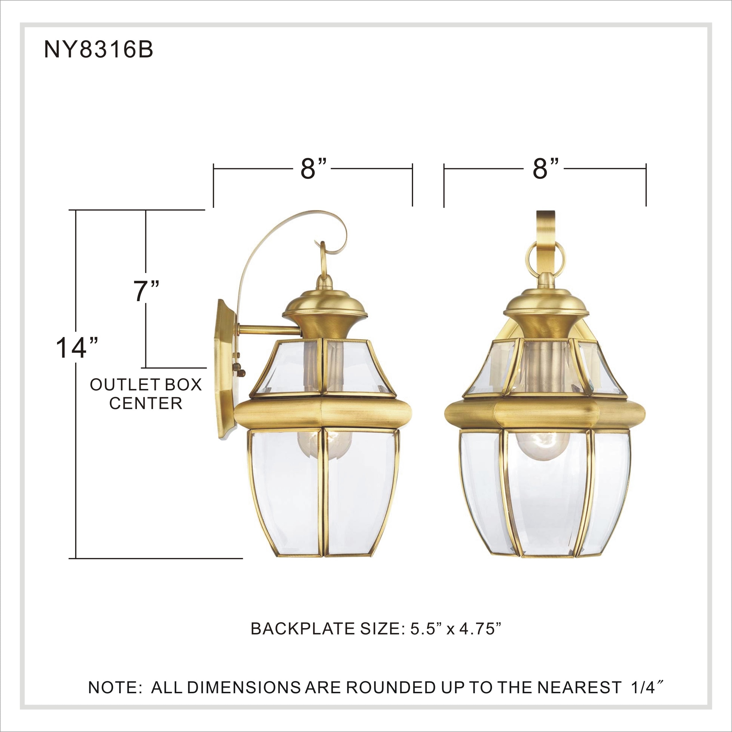 Quoizel NY8316B Outdoor-Wall-Lighting - View #5