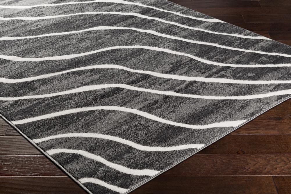 Surya Rabat 8 x 10 Gray Indoor Abstract Industrial Area Rug at Lowes.com