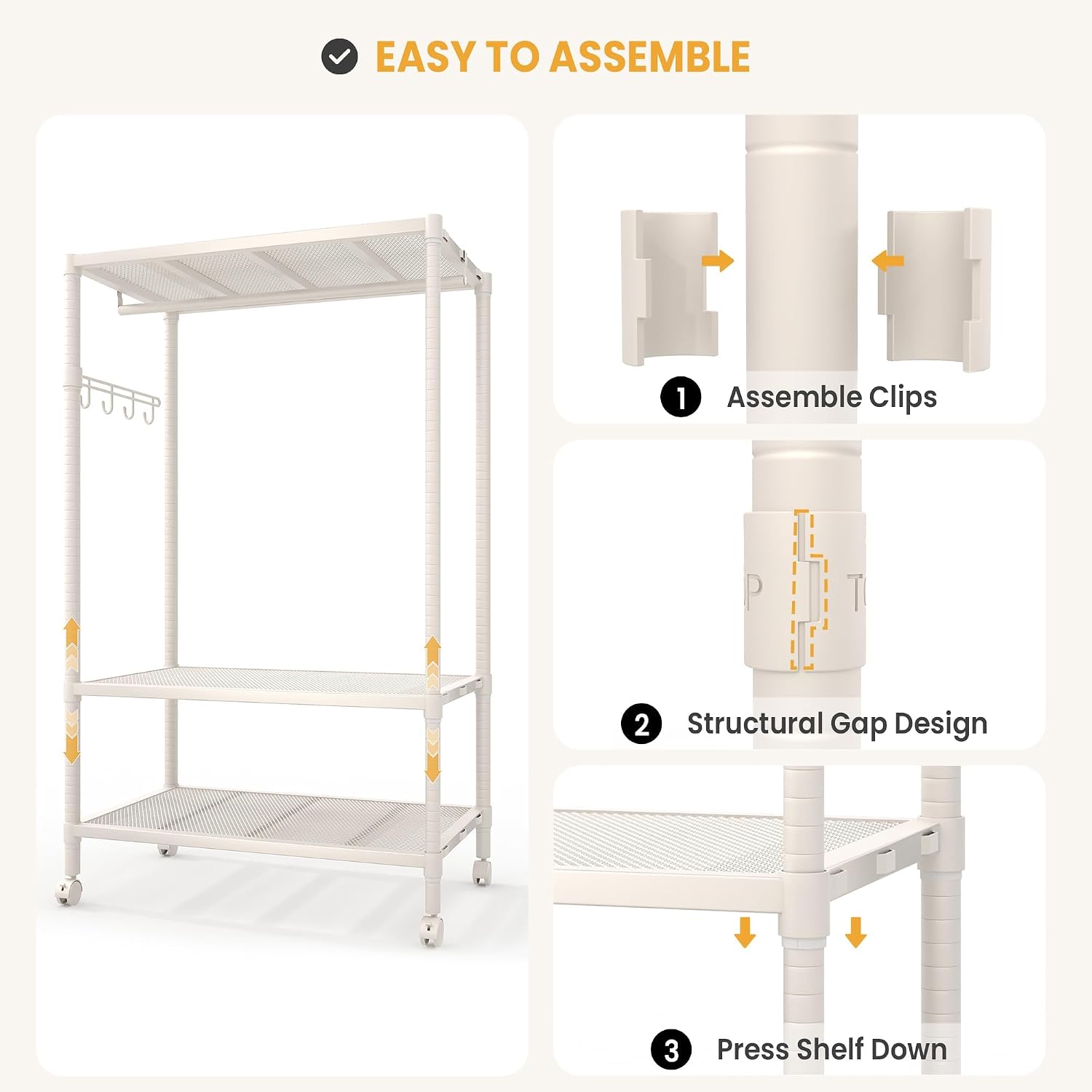GAOMON CQC-F6QSJTZYN3U Garment-Racks - View #5