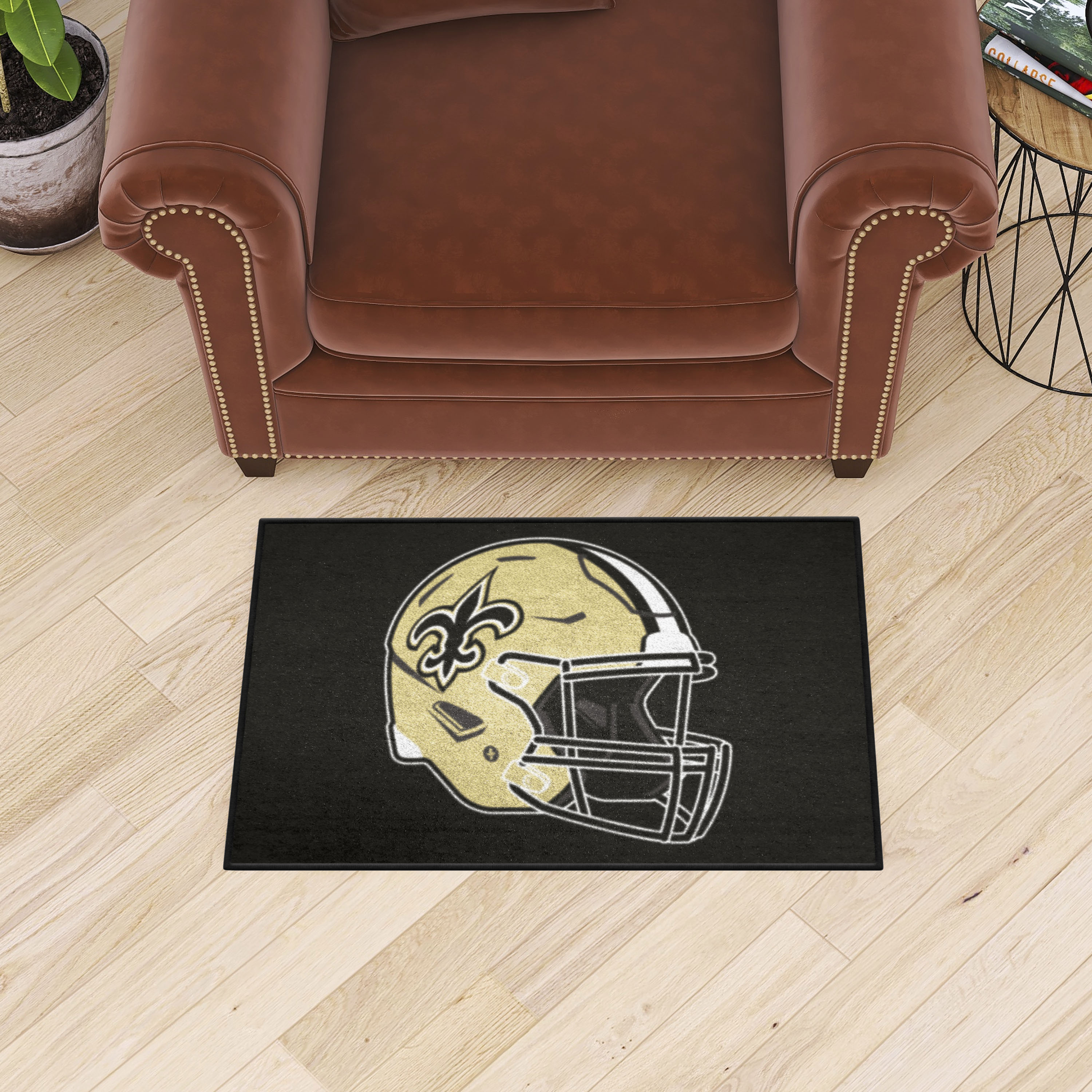 NFL - New Orleans Saints Football Field Runner 30x72