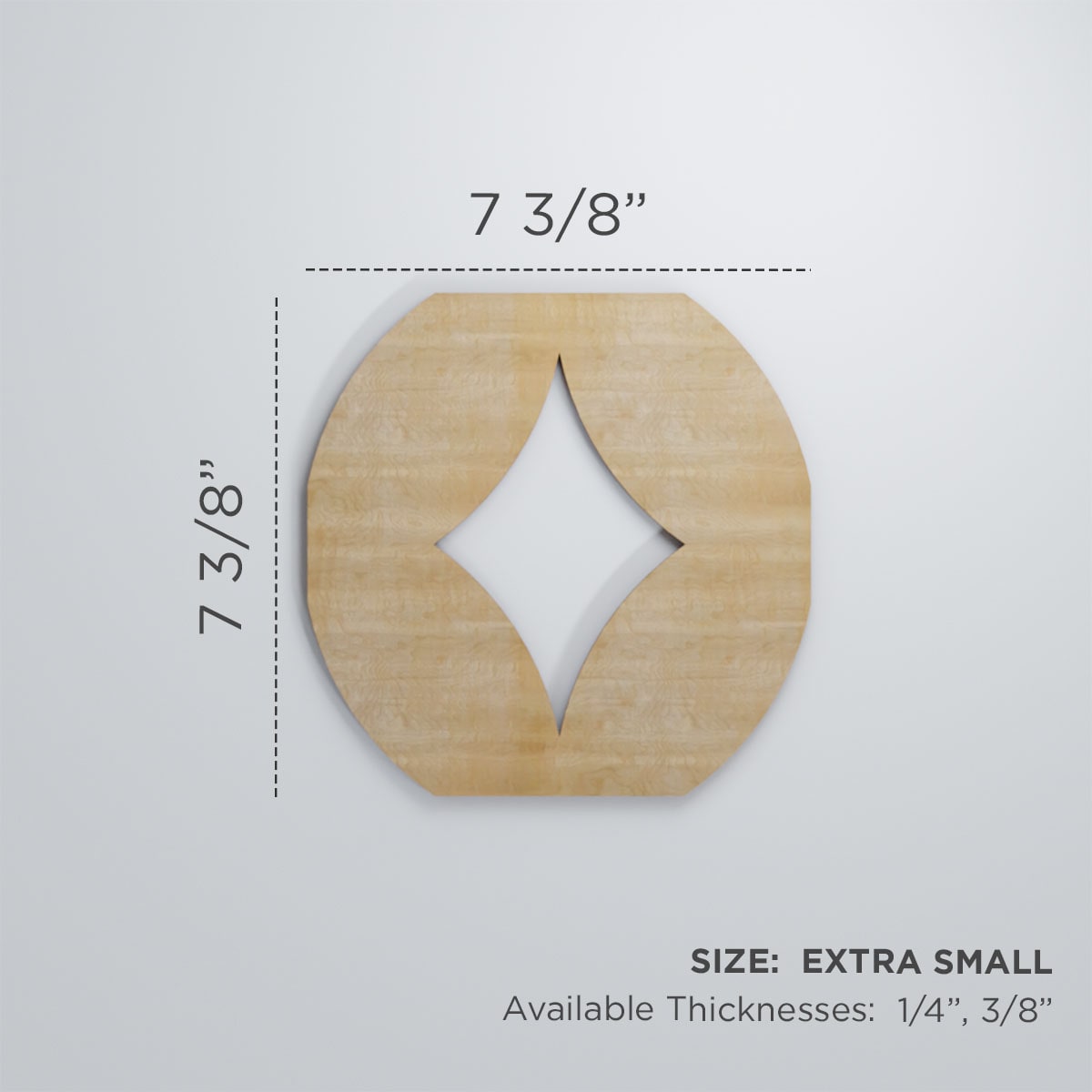 Ekena Millwork WALW08X08X0250GSHMF Wall-Panels - View #3