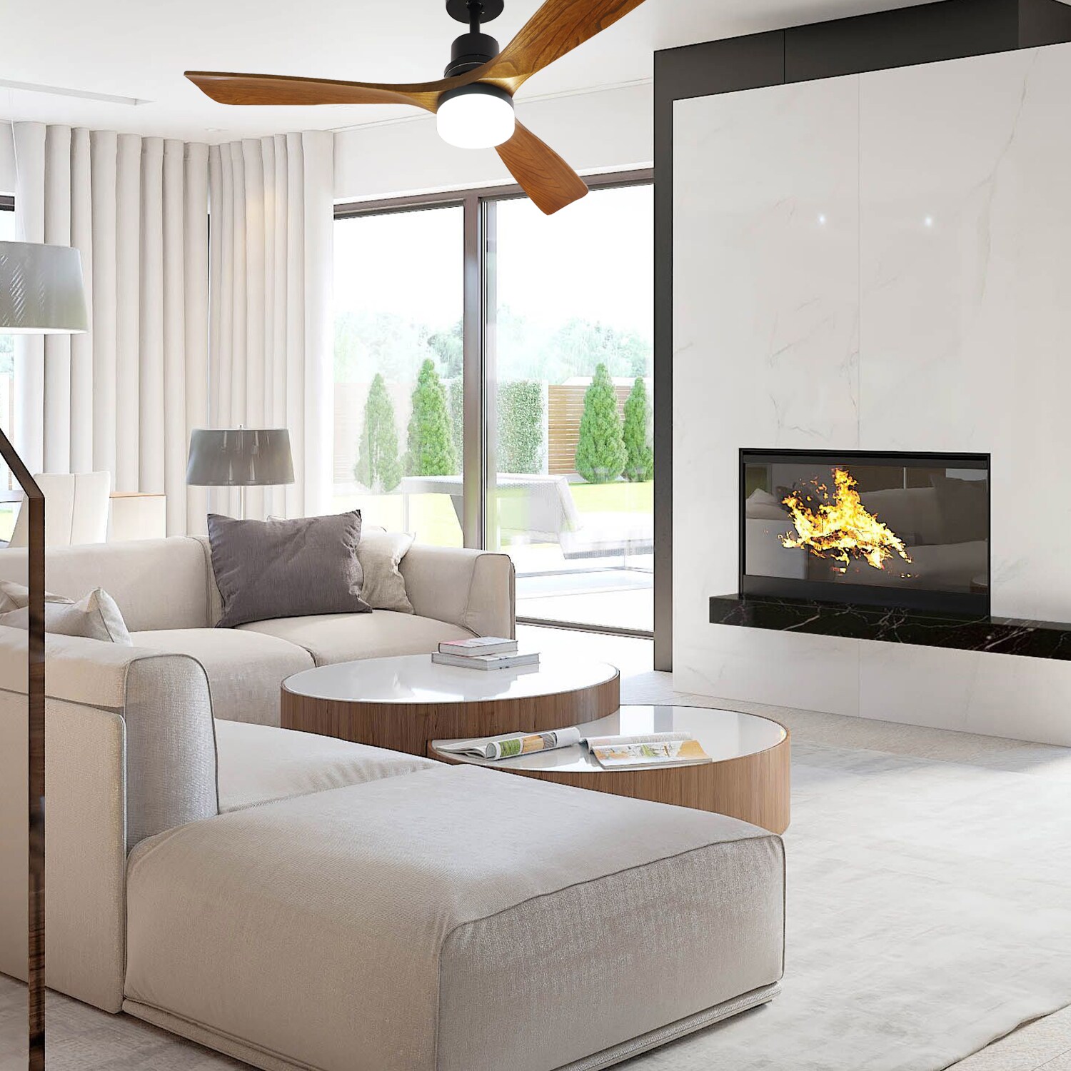 ExBrite LWYFZPFL5202BR Ceiling-Fans - View #9