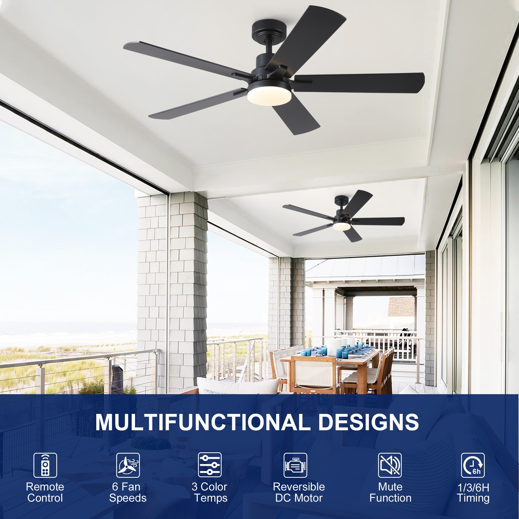 YUHAO LSDY1170ABK52 Ceiling-Fans - View #6