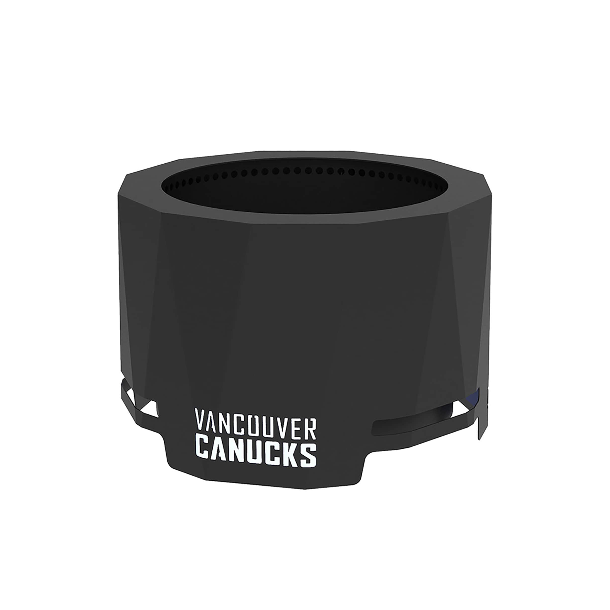Blue Sky Outdoor Living PFP2416-VC Vancouver Canucks The Peak 23.9-in W Black Smokeless Steel Wood-Burning Fire Pit